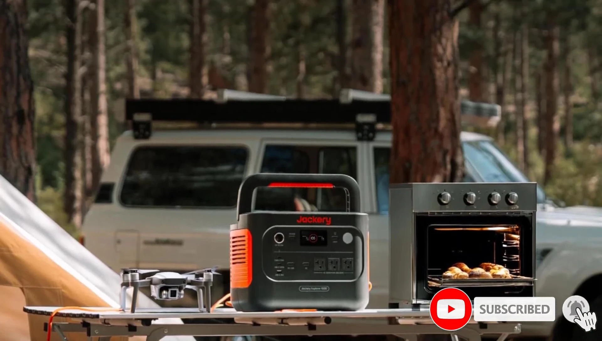 Jackery Explorer 1000 V2 powering devices