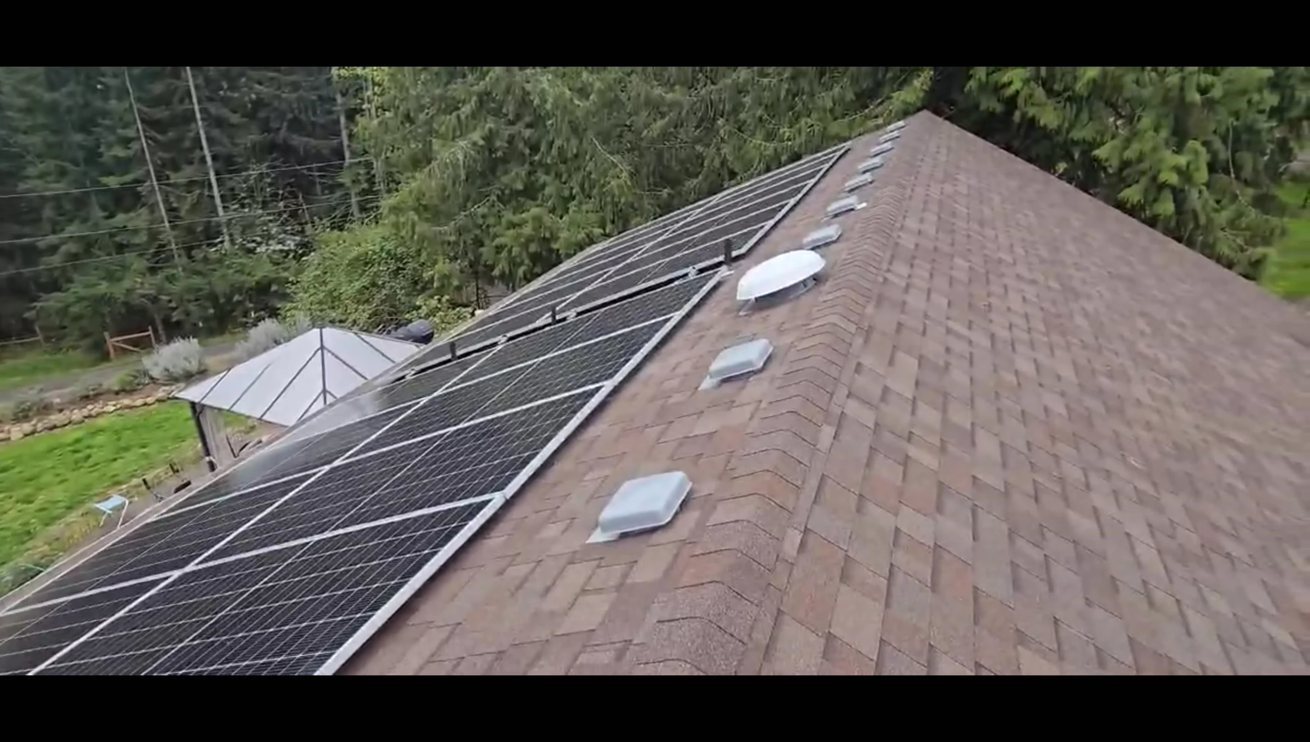Screenshot showcasing the concept of net metering.