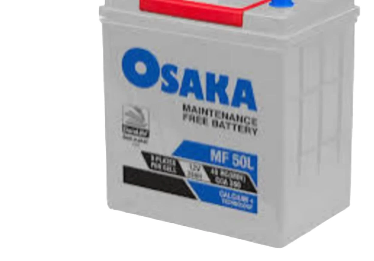 Screenshot displaying the Osaka MF 50L battery