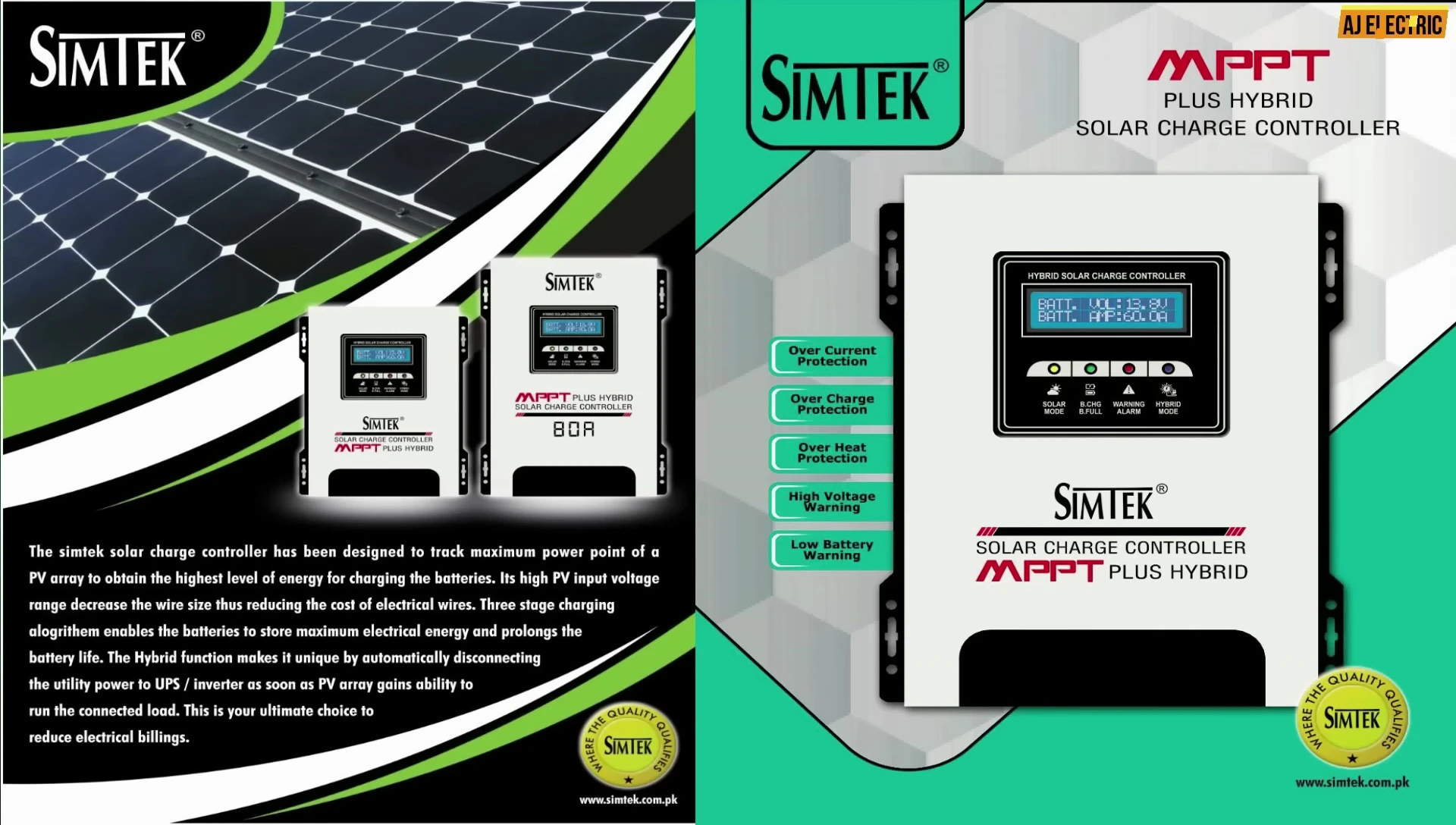 Image showcasing a previous generation SIMTEK hybrid controller.