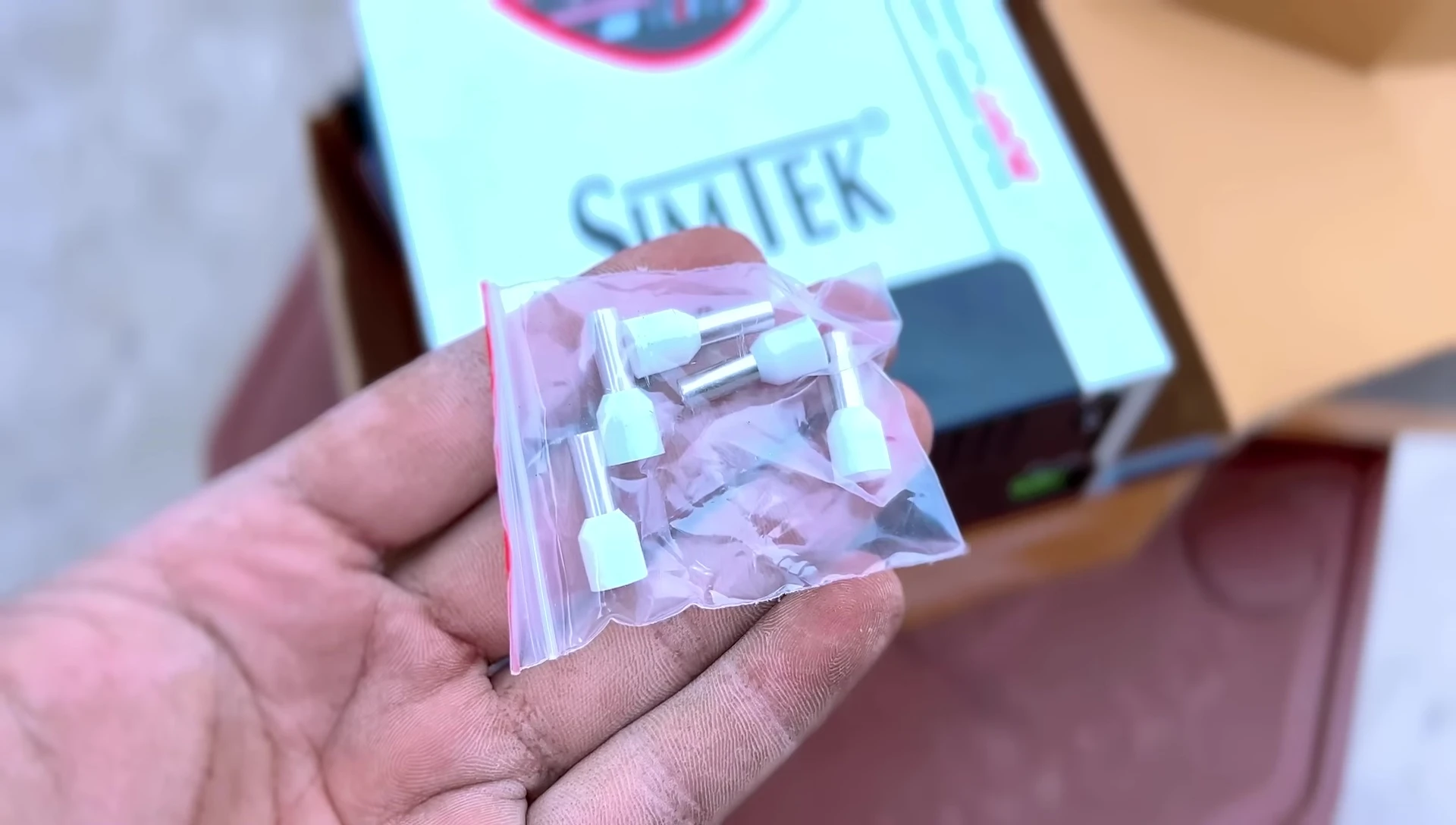 The included wire connectors