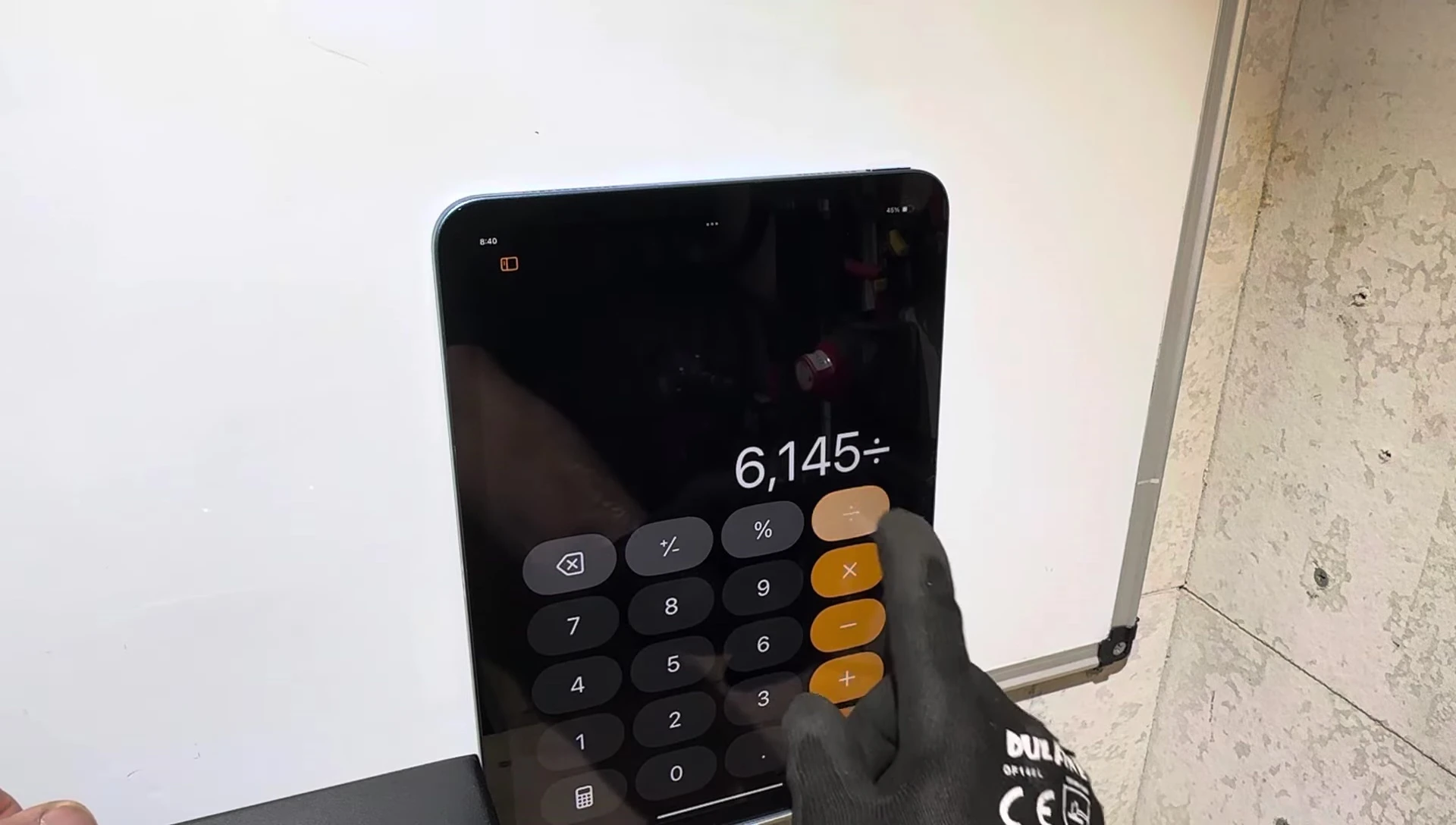 Calculation of amp-hours from the total watt-hours.