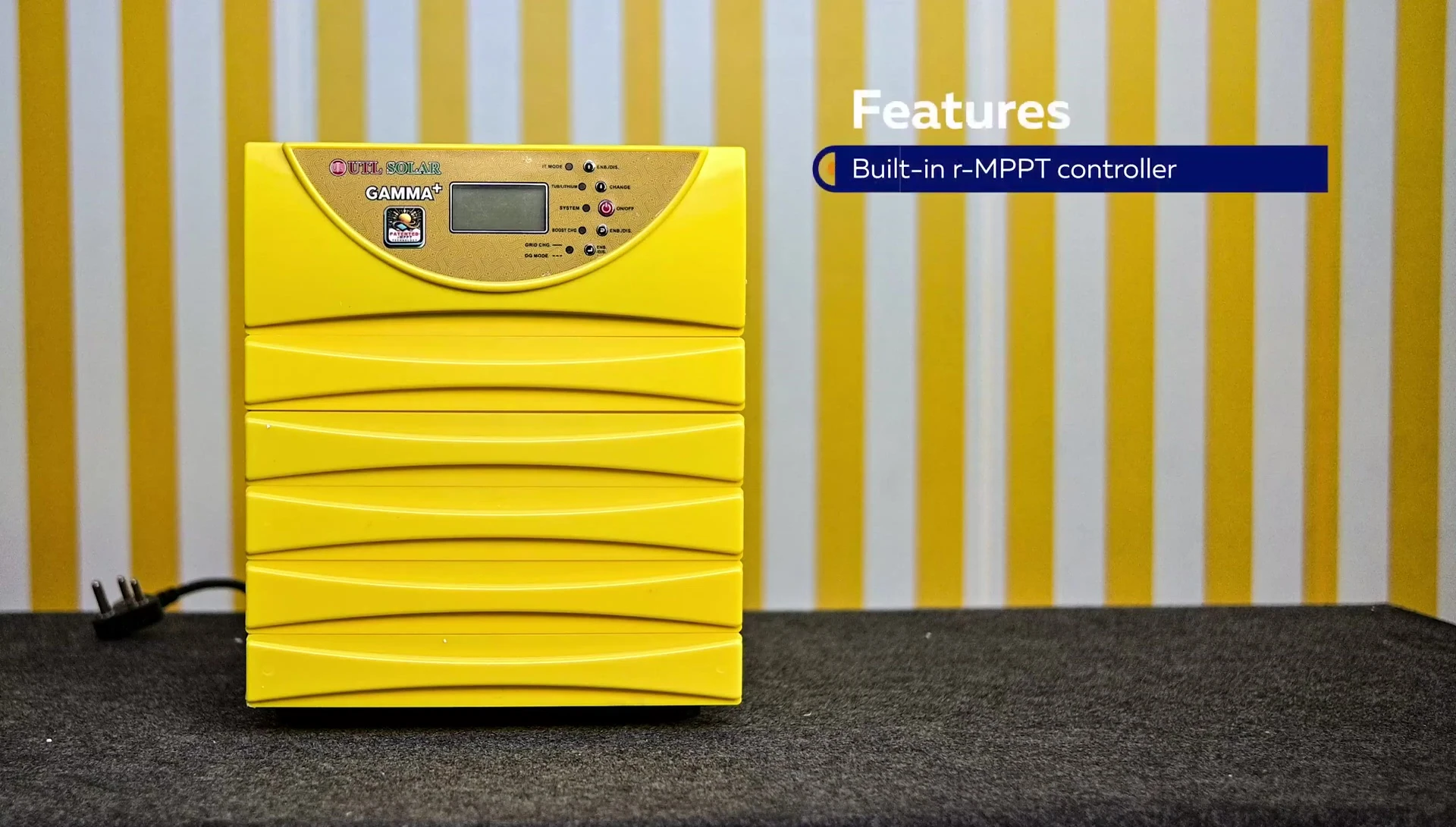 Highlighting the RMPPT controller and other key features
