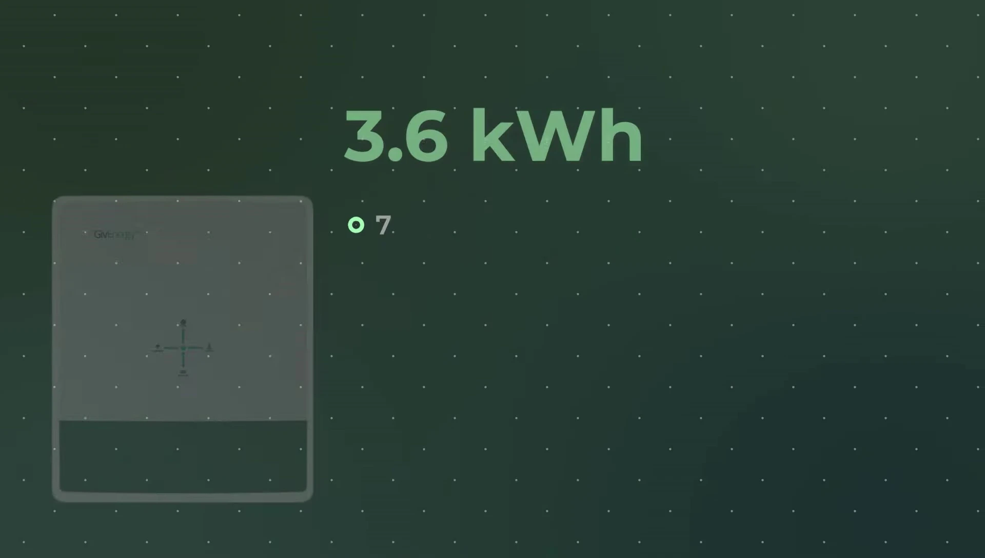 Specification details highlighting 3.6kW and 5kW inverter options