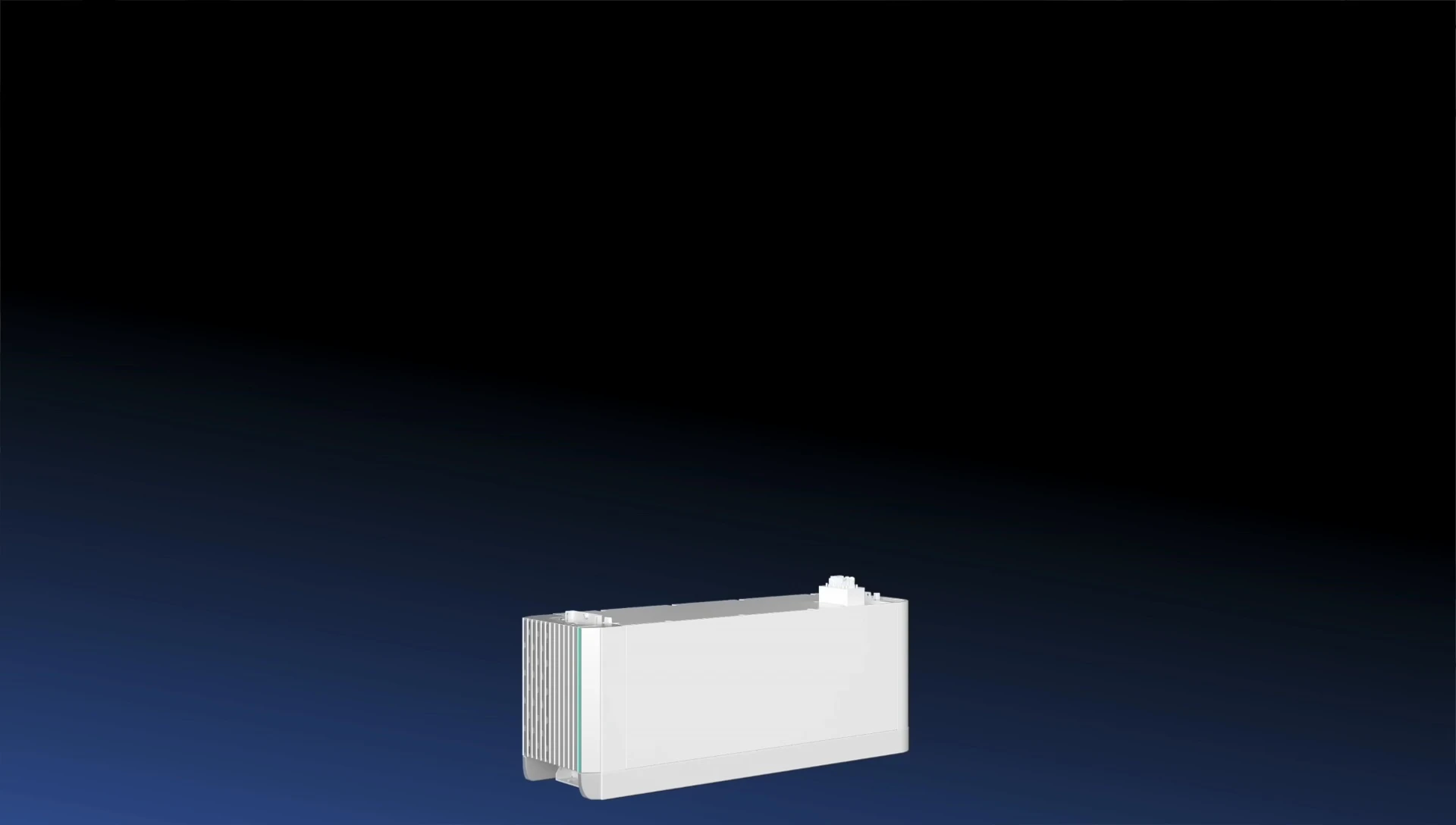 Close-up of the 5 kWh battery module