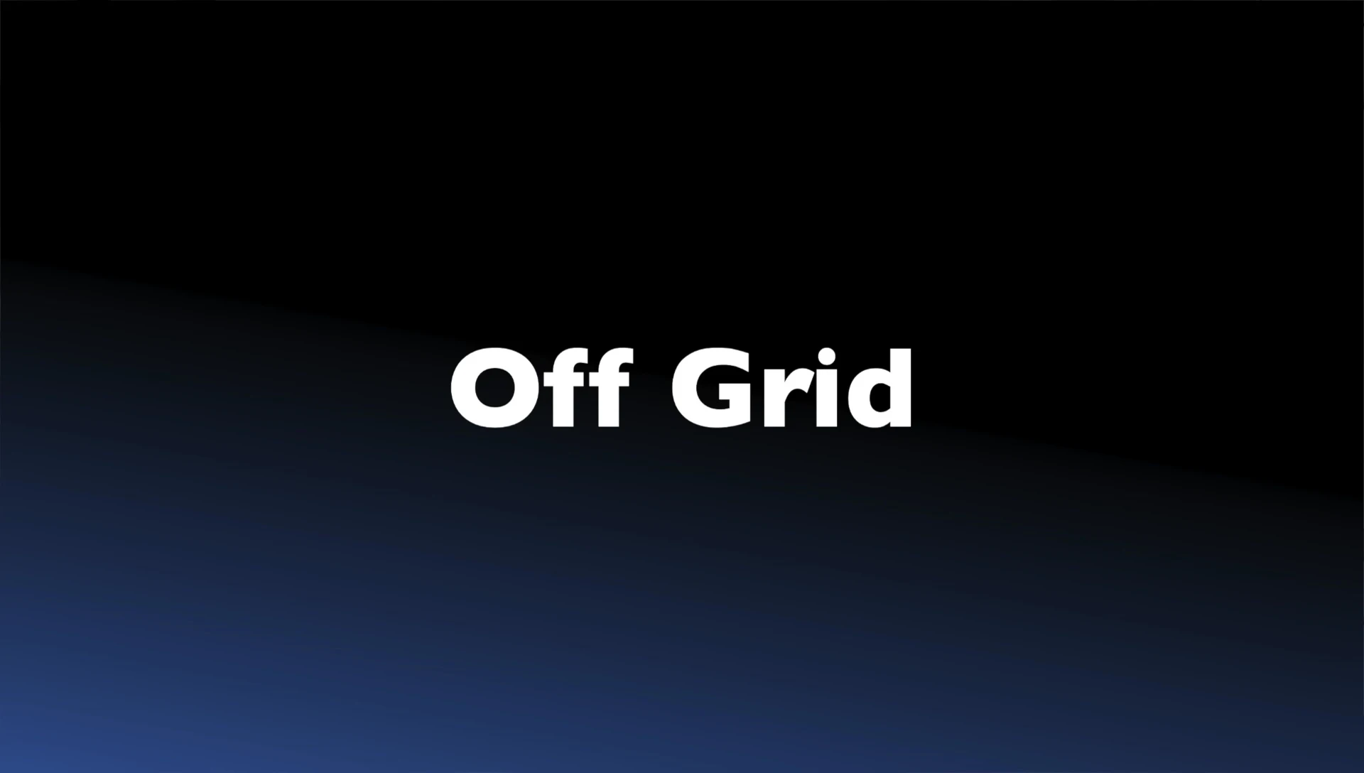 System graphic illustrating off-grid capability