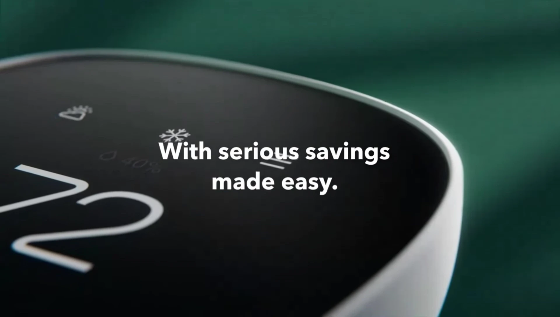 Hecoe Smart Thermostat Essential display showing Energy Star certification