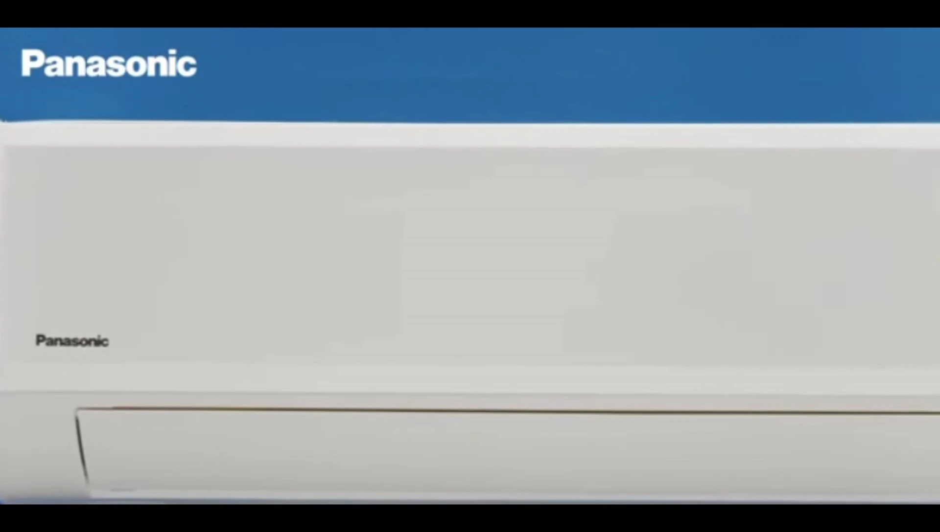 Image of the Panasonic air conditioner.