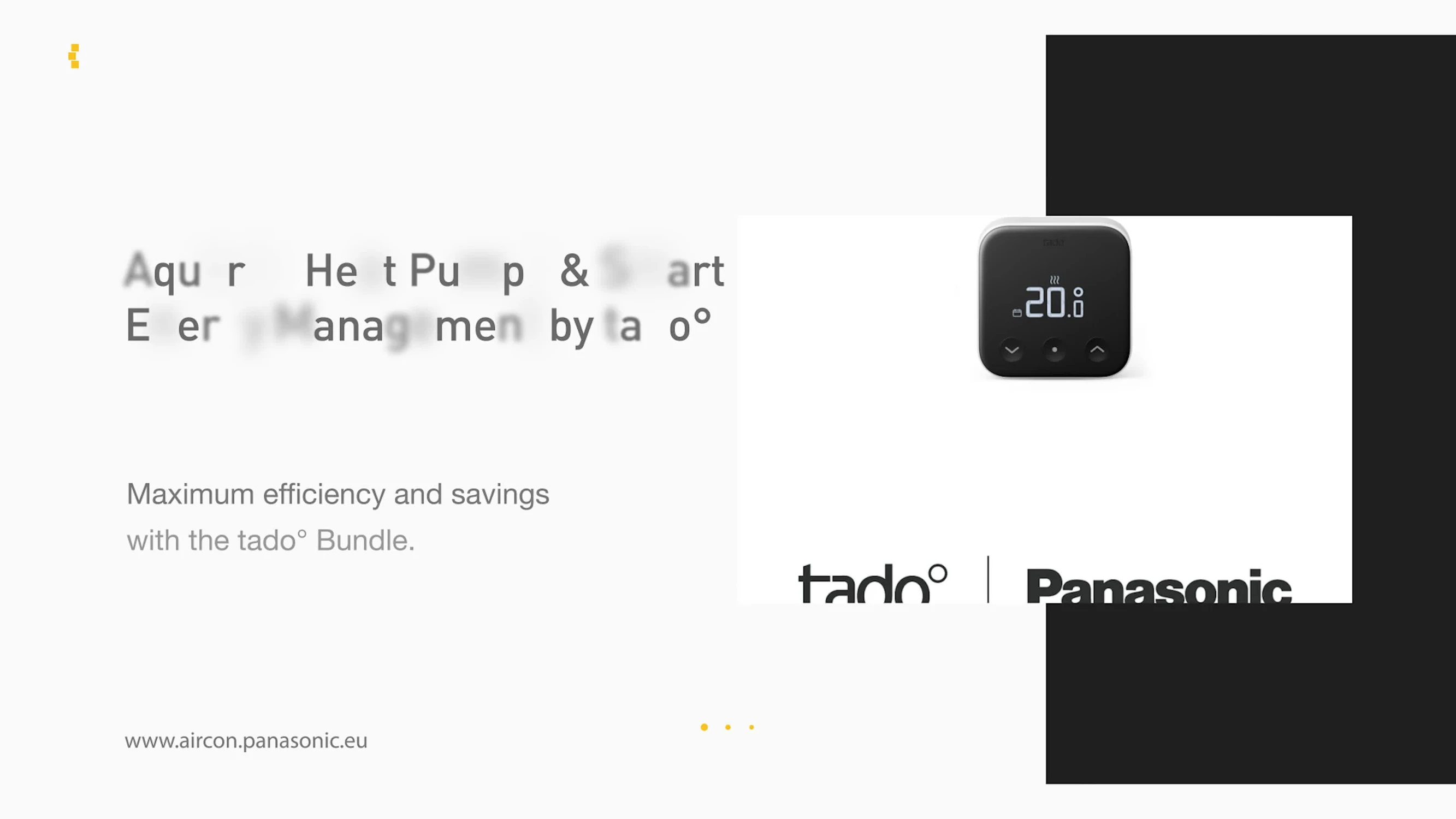 Screenshot showing the Aquarea Tado bundle