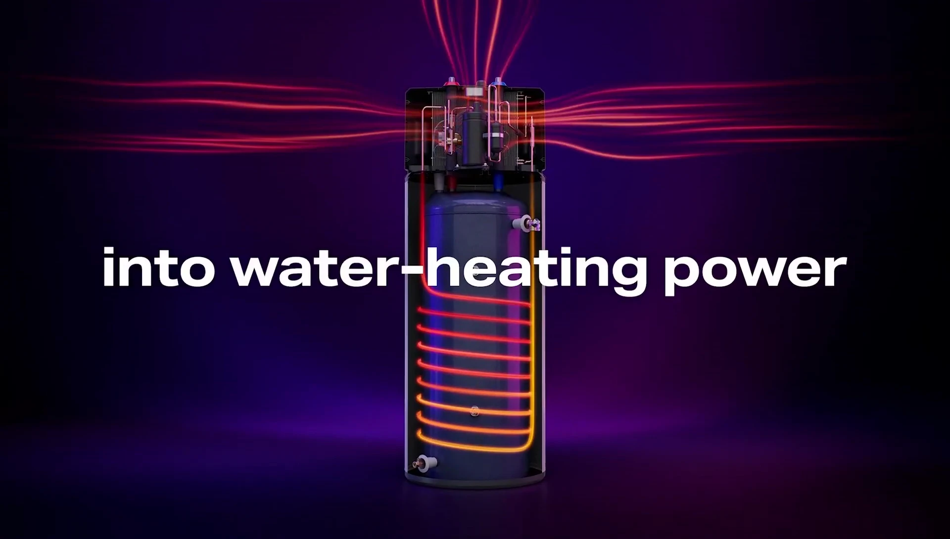 Graphical representation highlighting the superior efficiency of the GE Profile Geospring compared to traditional water heaters.