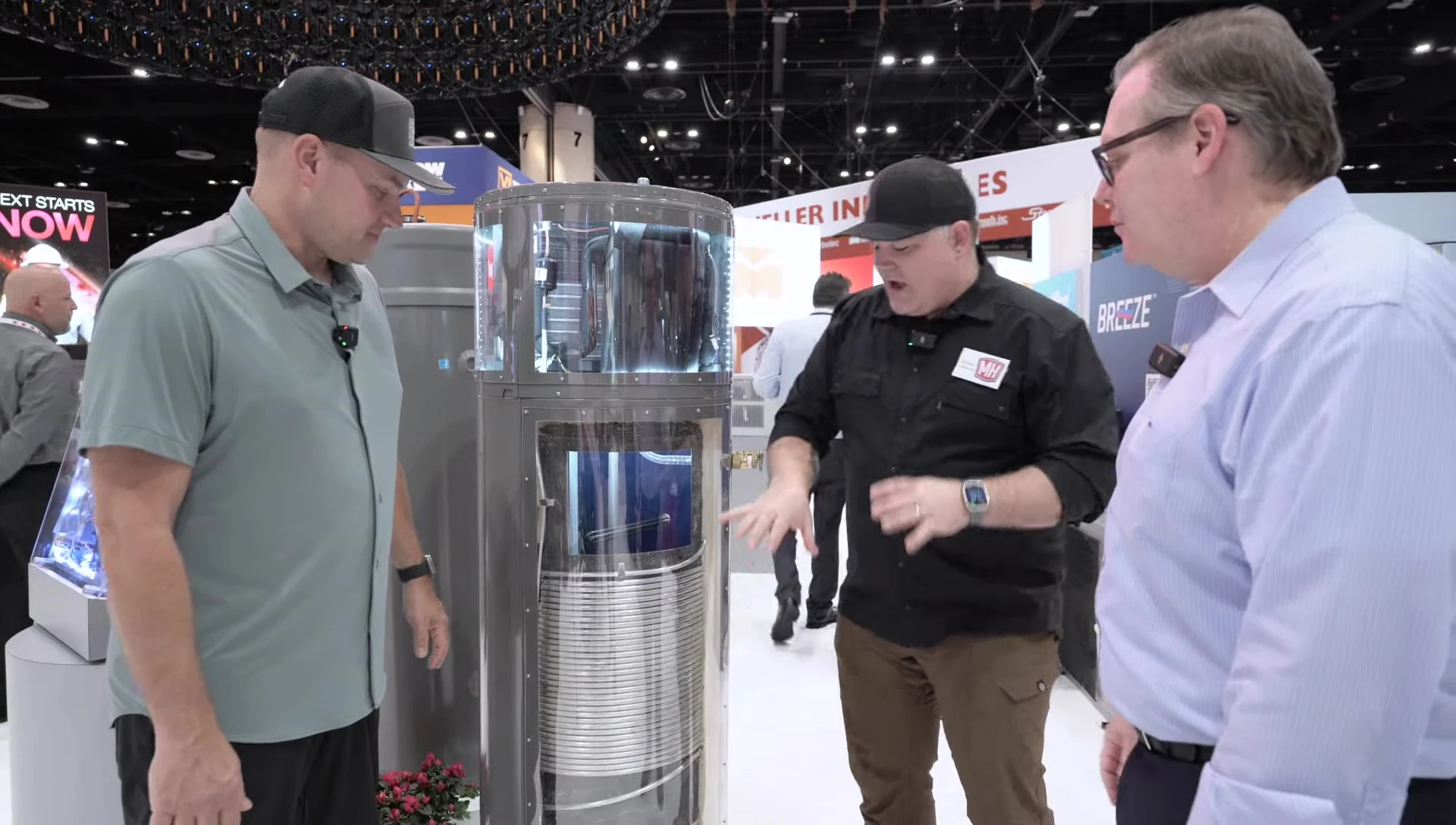Overall cutaway view of the Rheem ProTerra heat pump water heater.