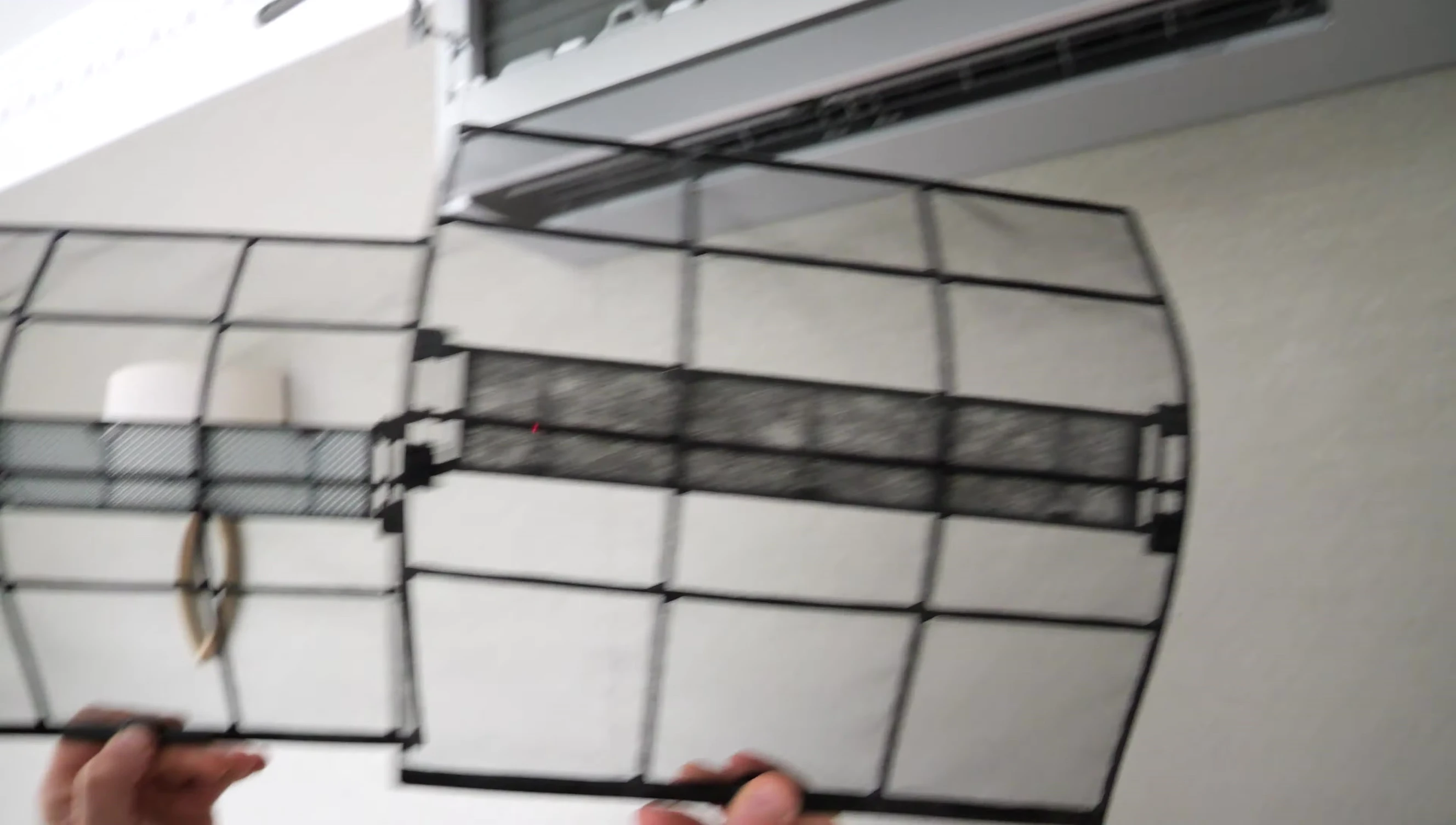 Close-up of the Daikin Stylish filters.
