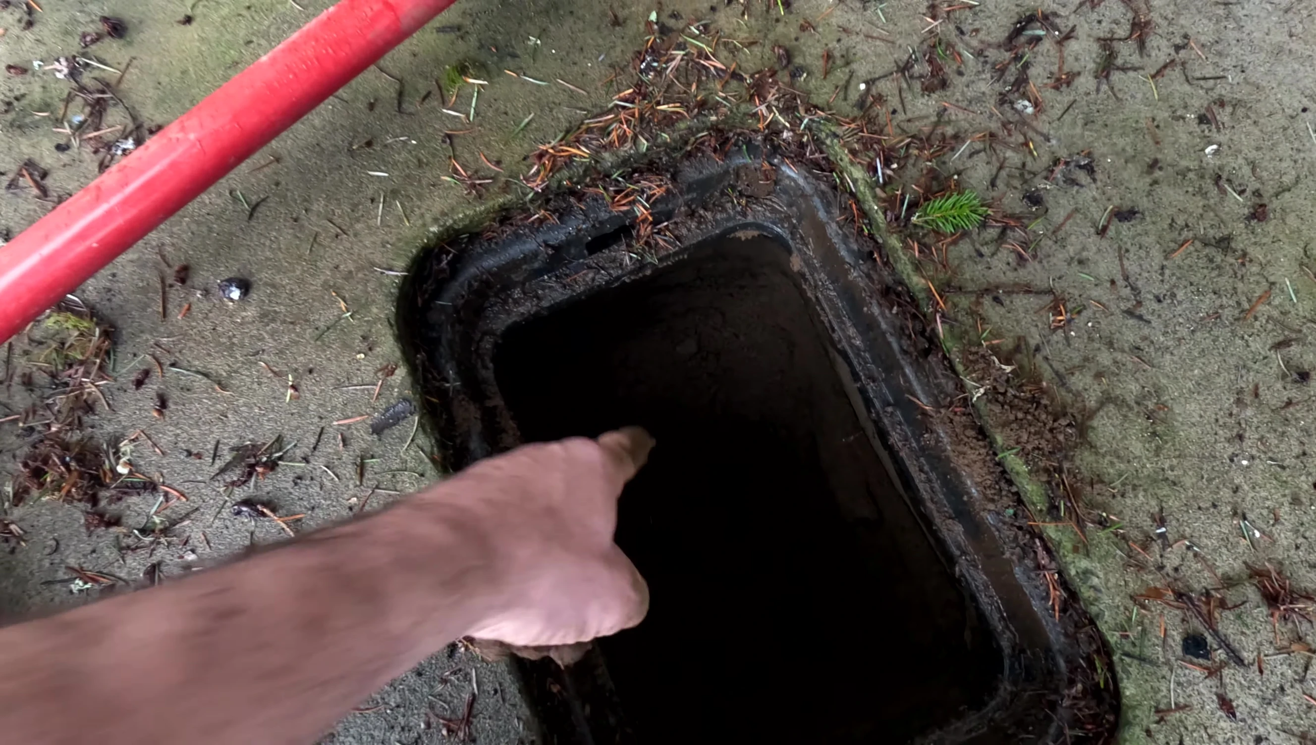 Screenshot showing the initial attempt to locate the water shut-off valve.