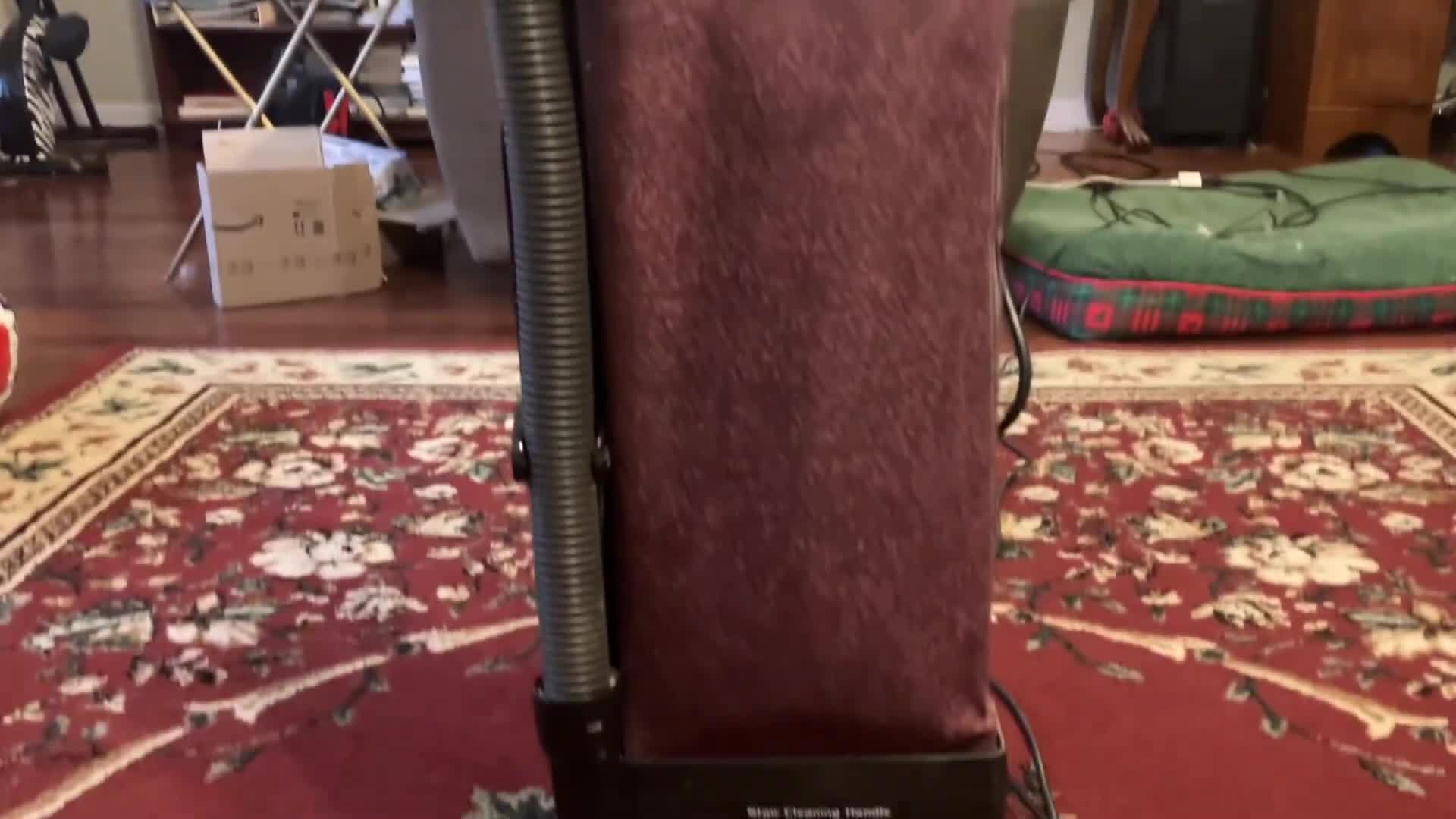 Close-up of the Hoover Elite Energy Efficient vacuum cleaner