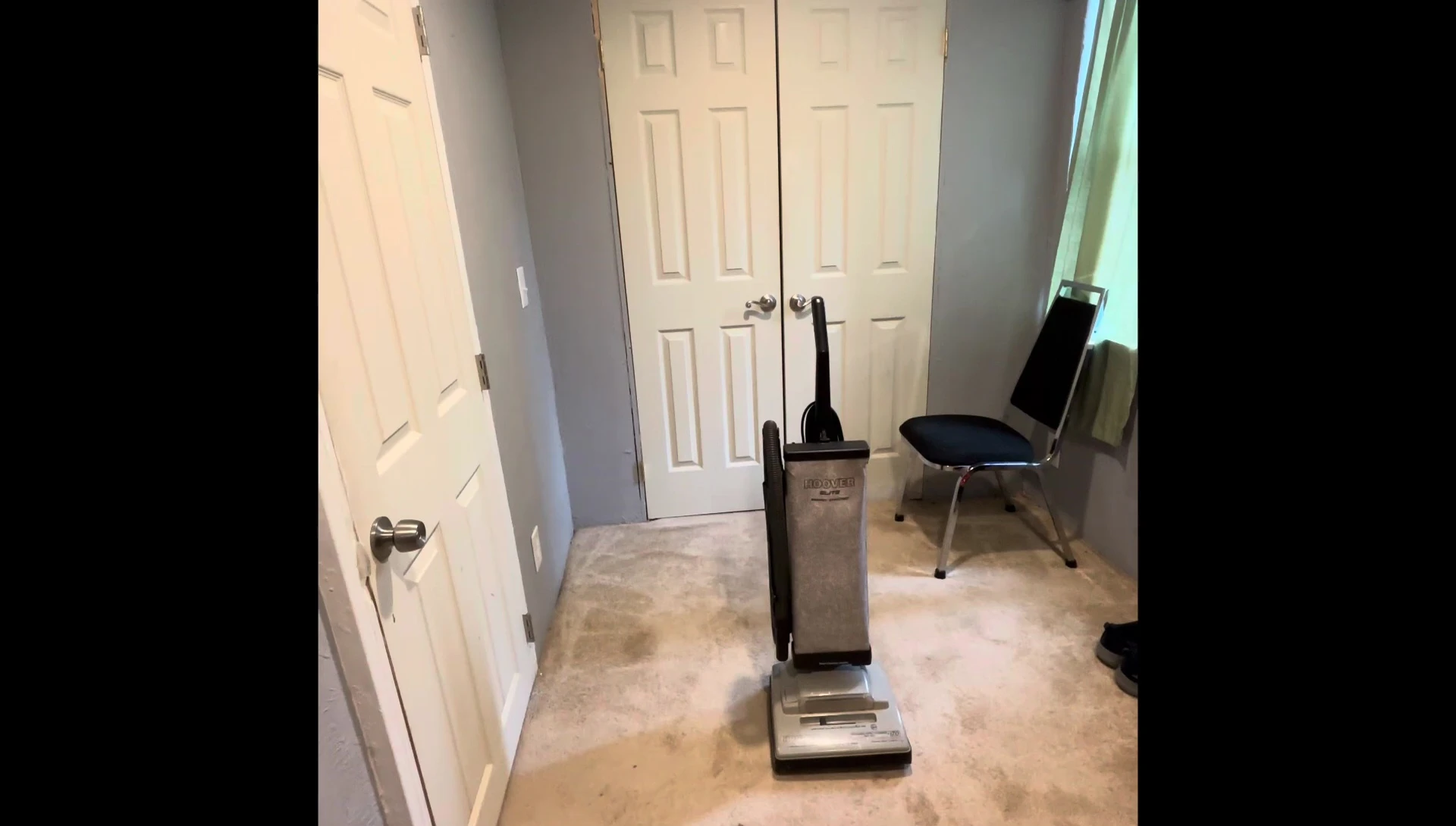 Shot showing the location where the vacuum was found.