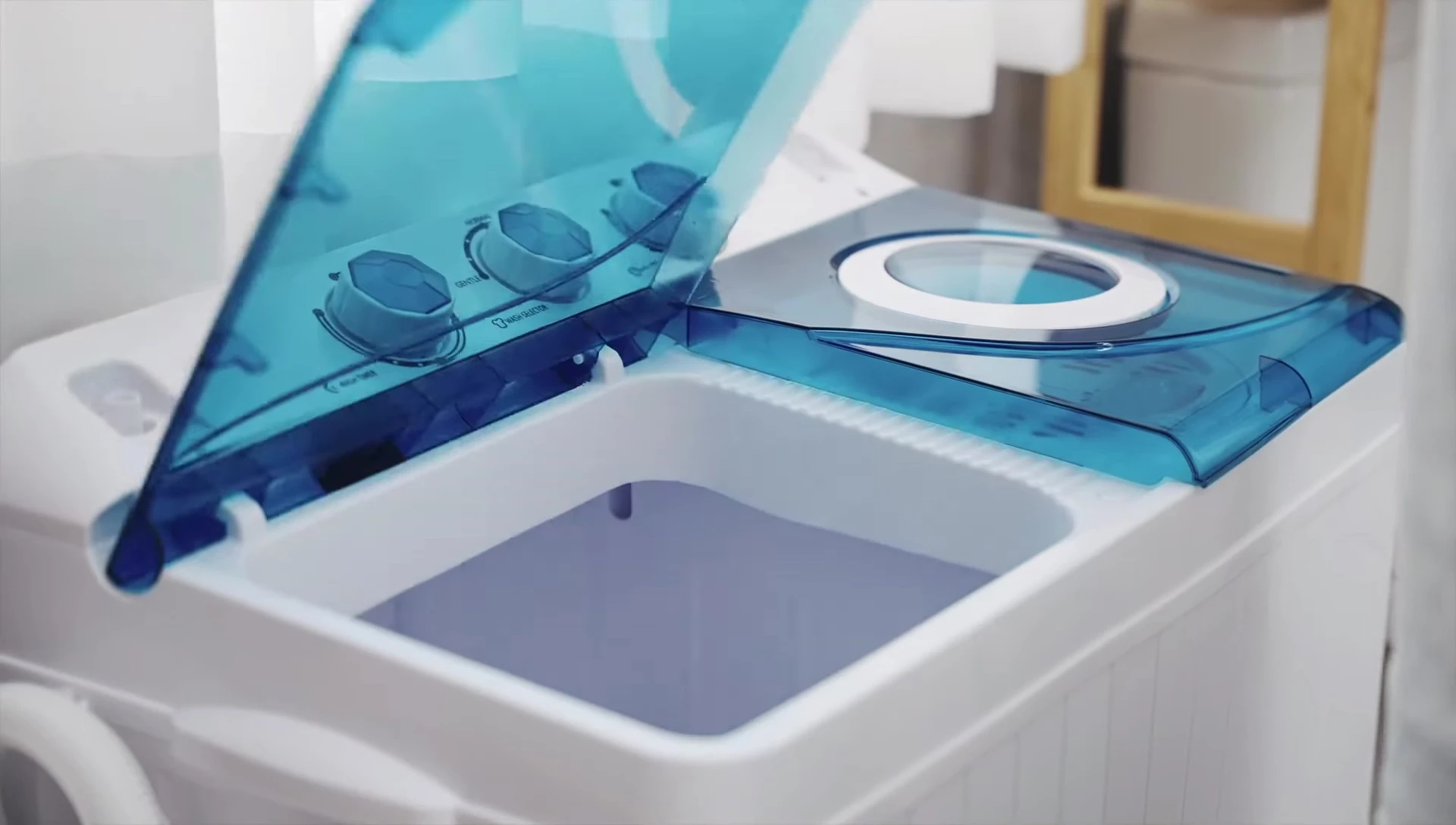 Costway washing and spinning simultaneously