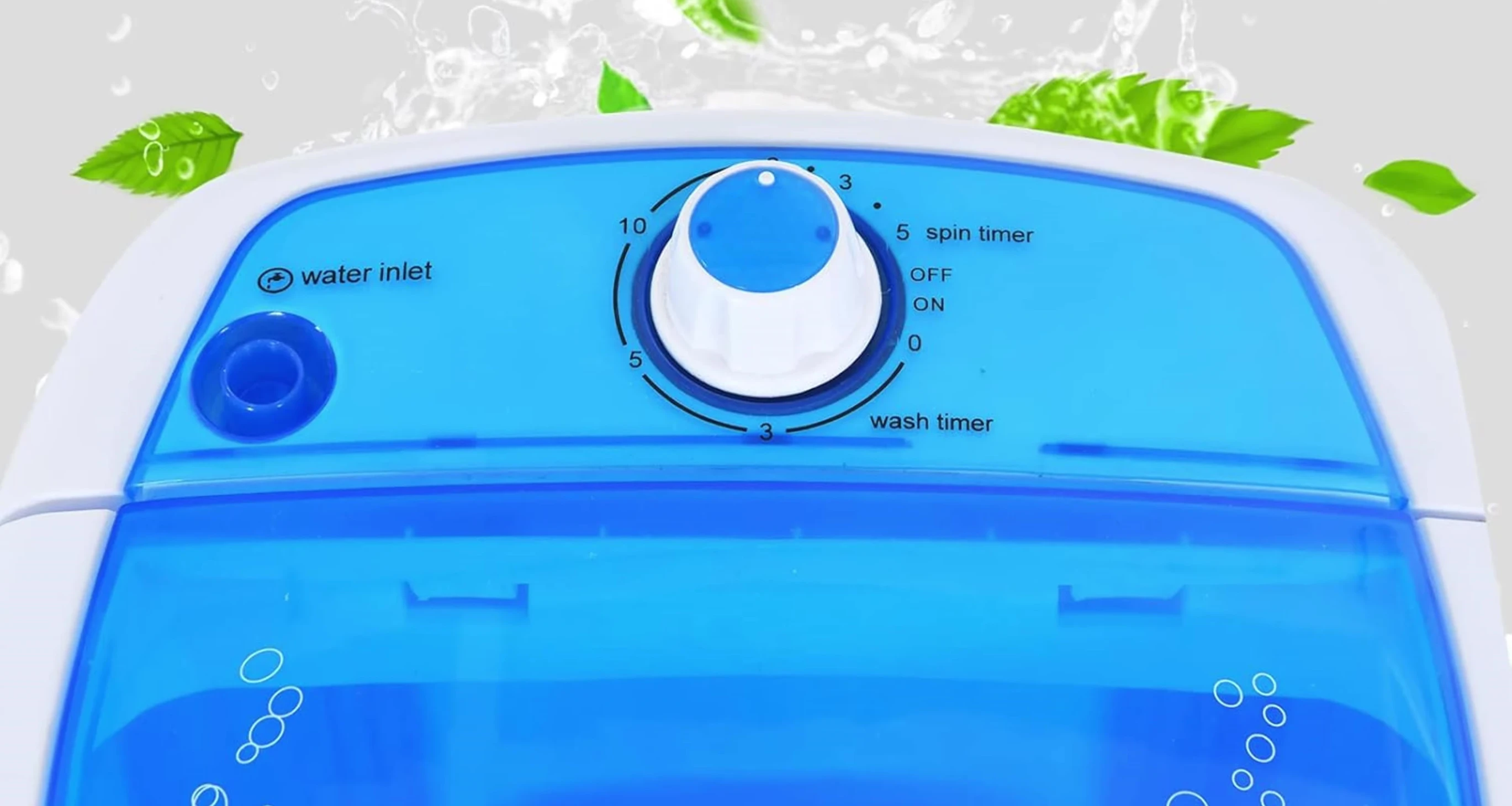 Compact size of Giantex mini washer