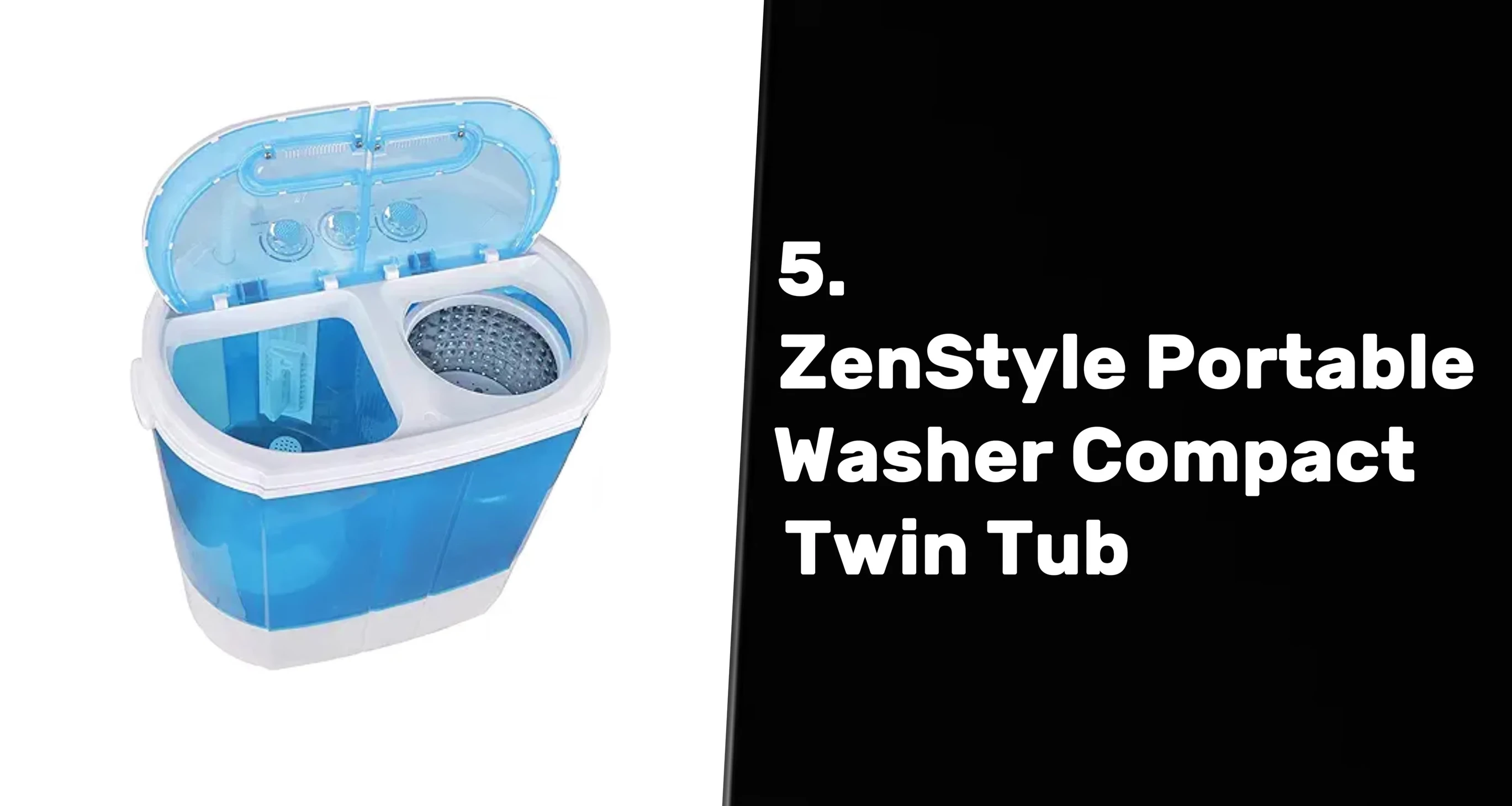 Zen Style Portable Washer Compact Twin Tub