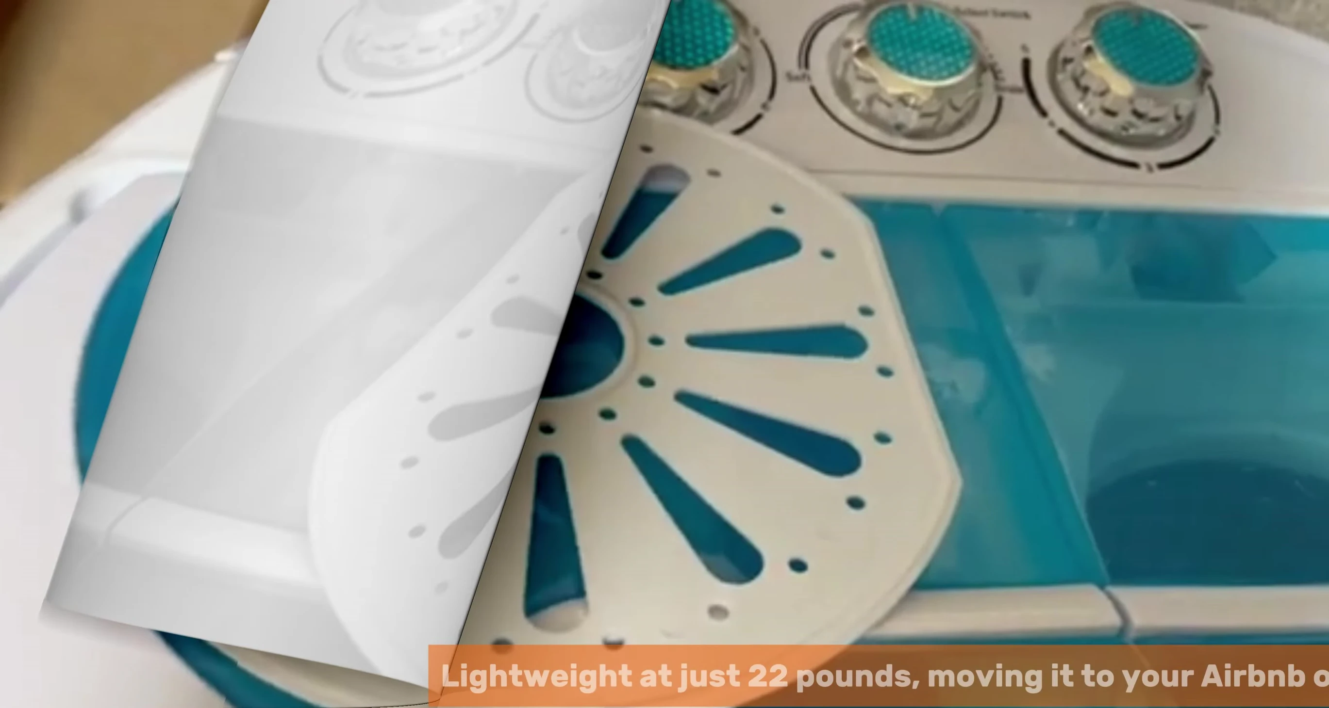 Lightweight design of the Zen Style washer