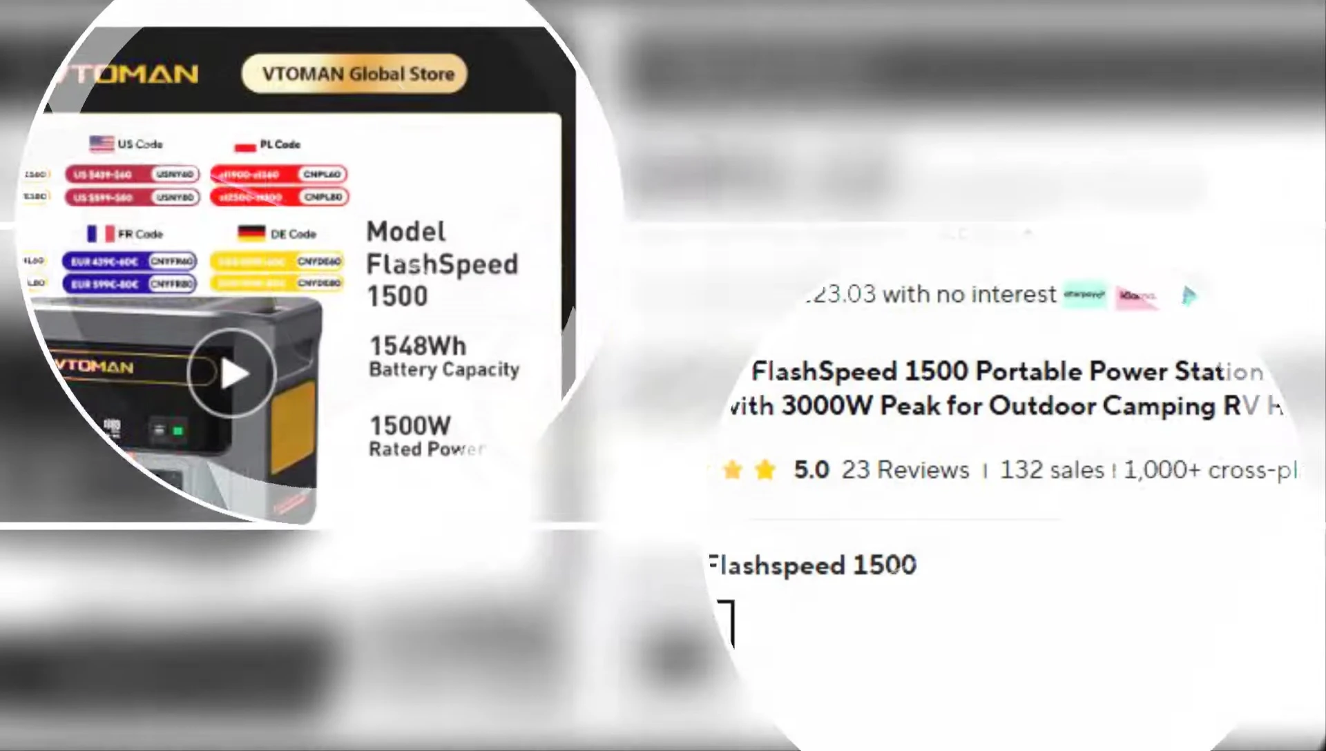 Image of the Vtoman Flash Speed 1500 power station