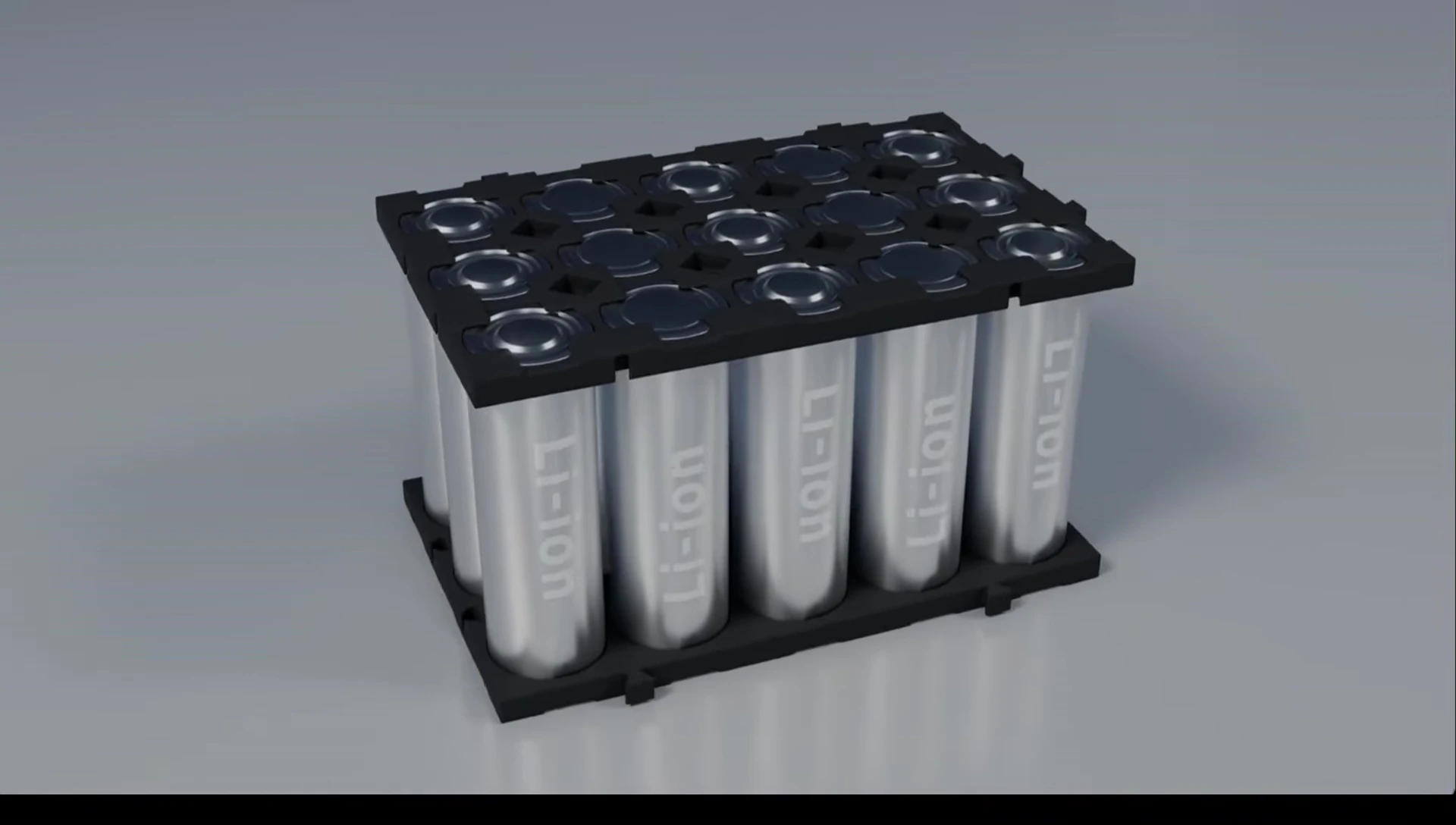 Image of a lithium battery setup in a remote cabin.