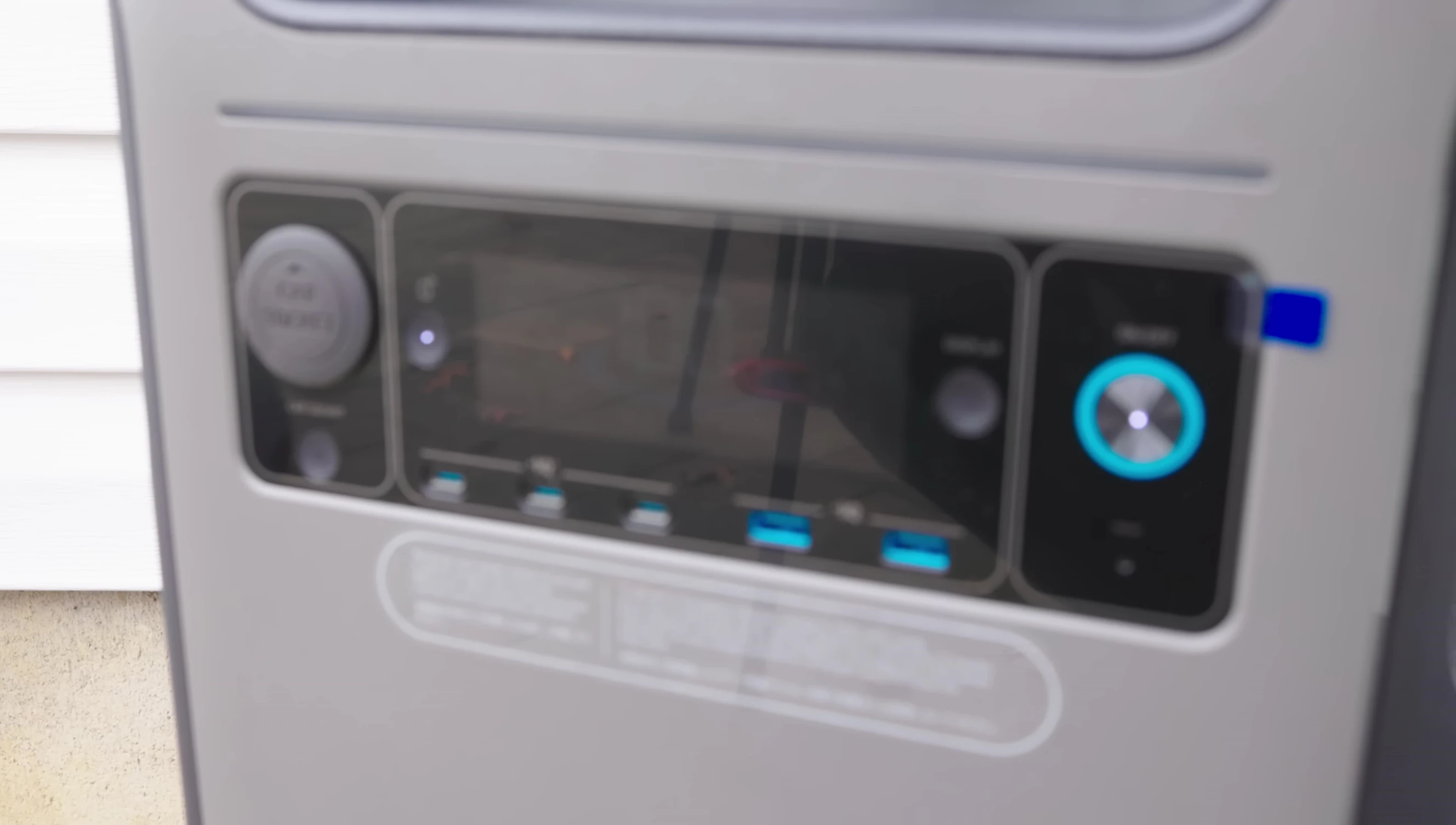 Furnace running with various household items active.