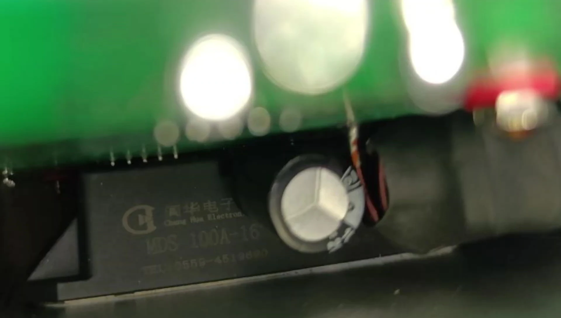 Internal components of the controller