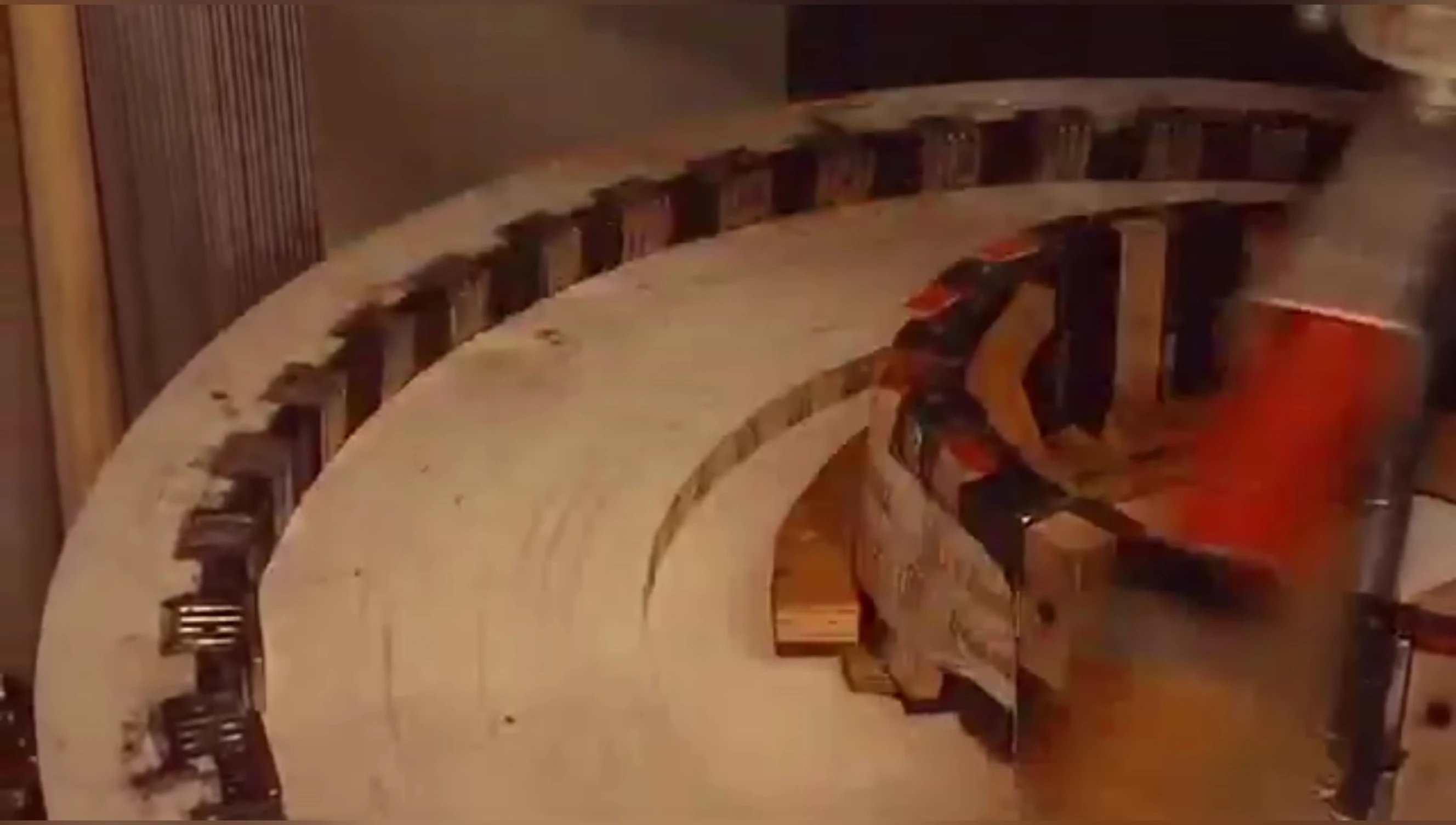 Visual representation of the power output of the magnetic rotor