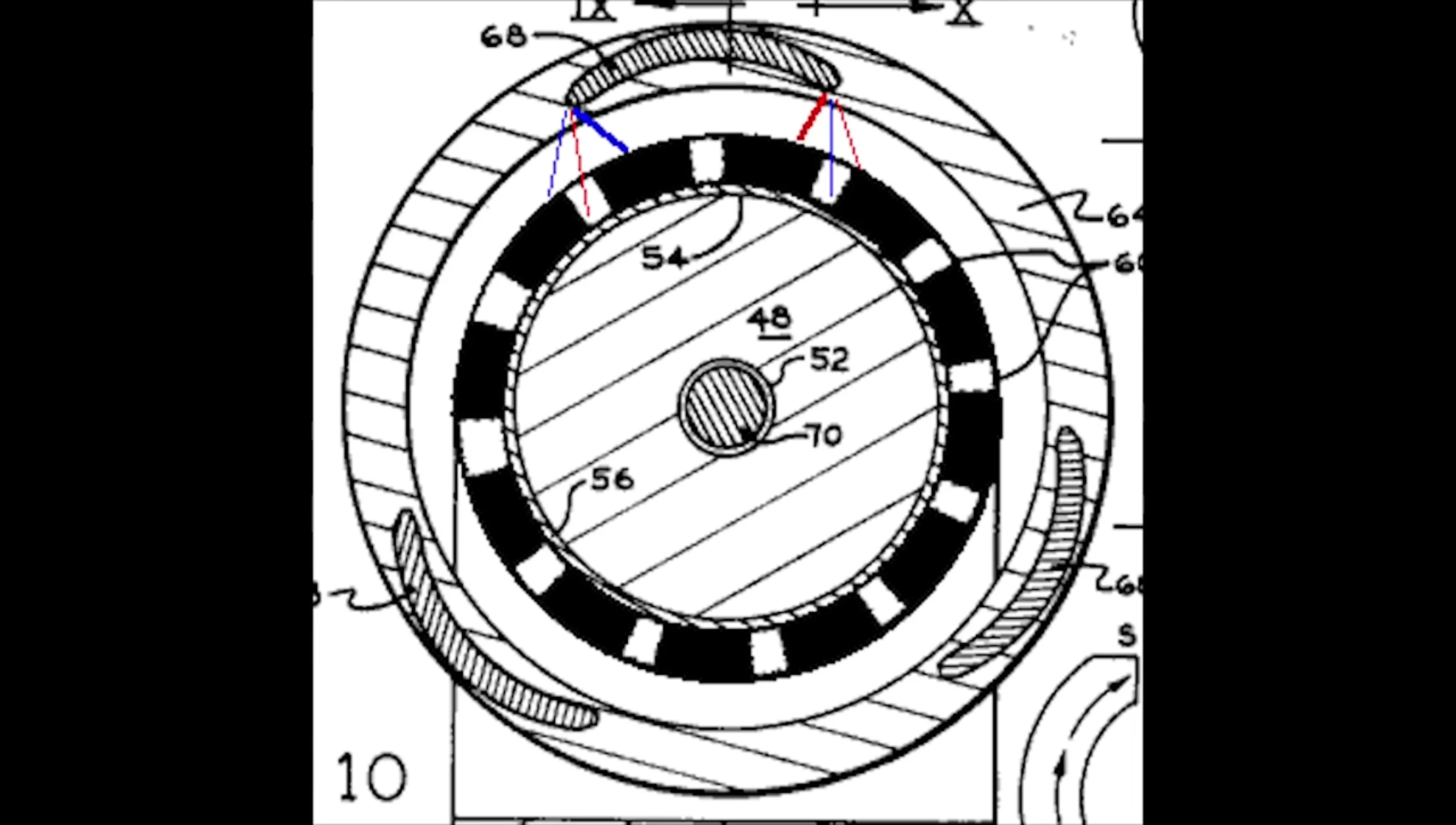 Visual representation of the power output of the permanent magnet motor