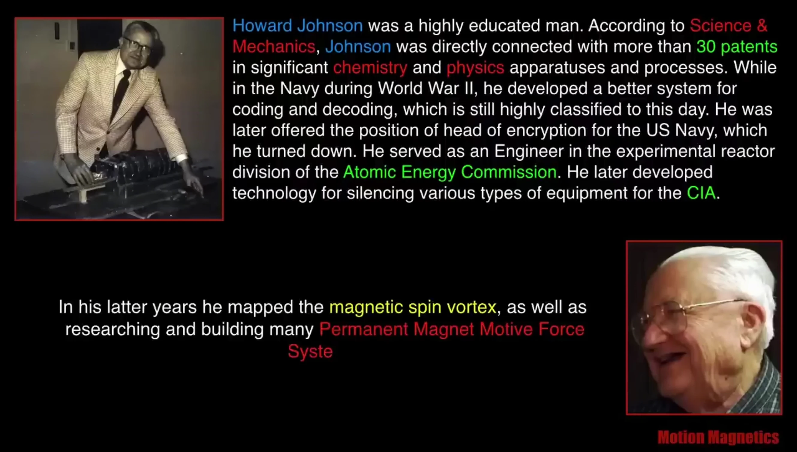 Image representing the suppression of Howard Johnson's work