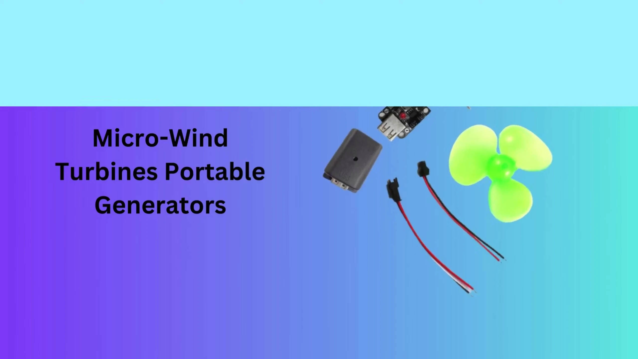 The portable generator in use