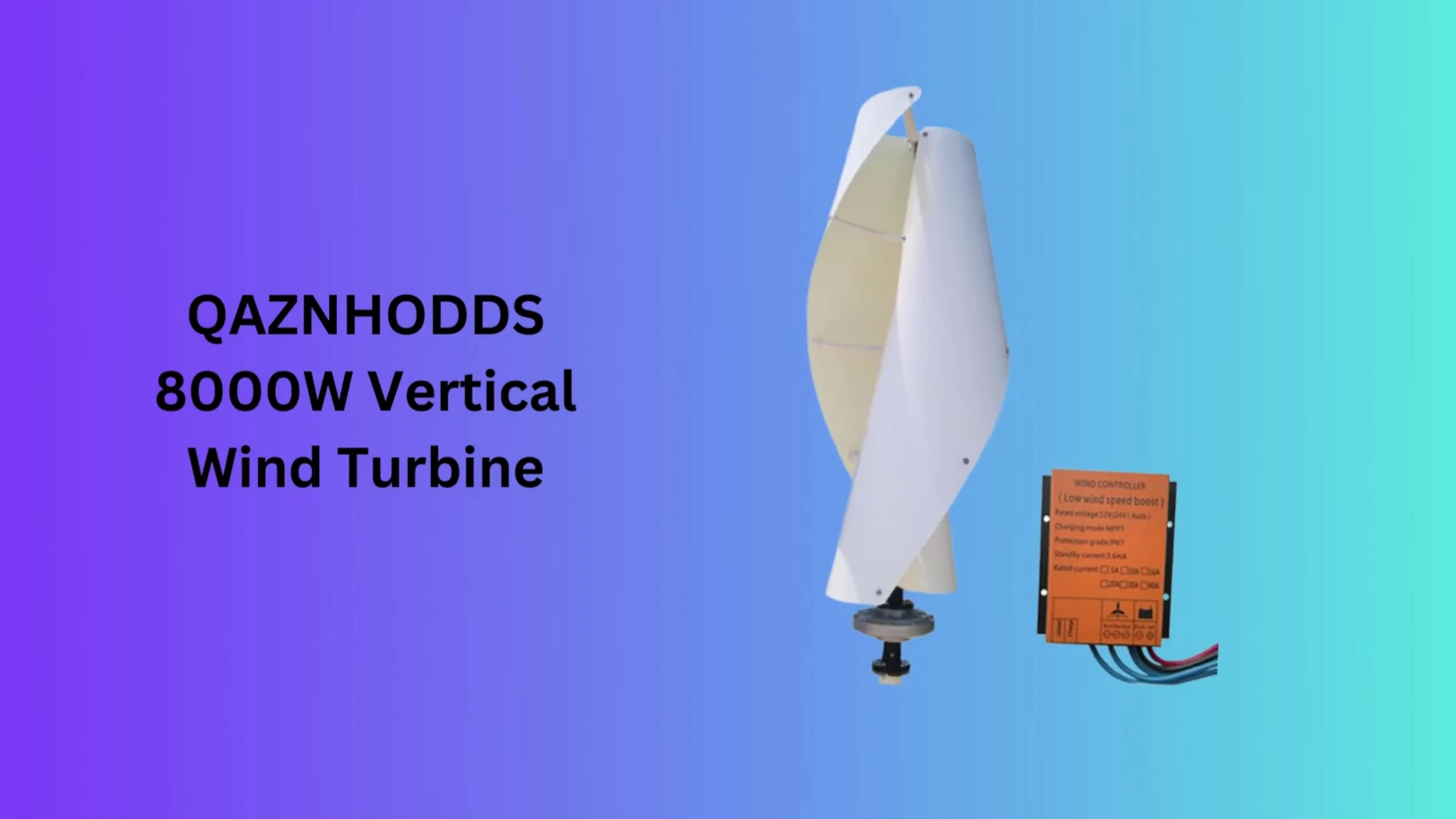 The Quone Hod turbine in operation