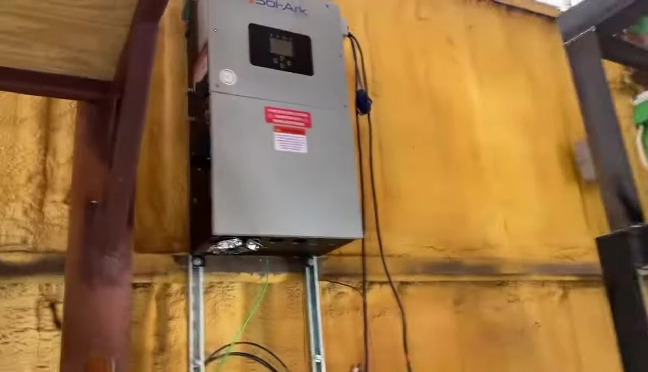 The inverter's internal breaker.