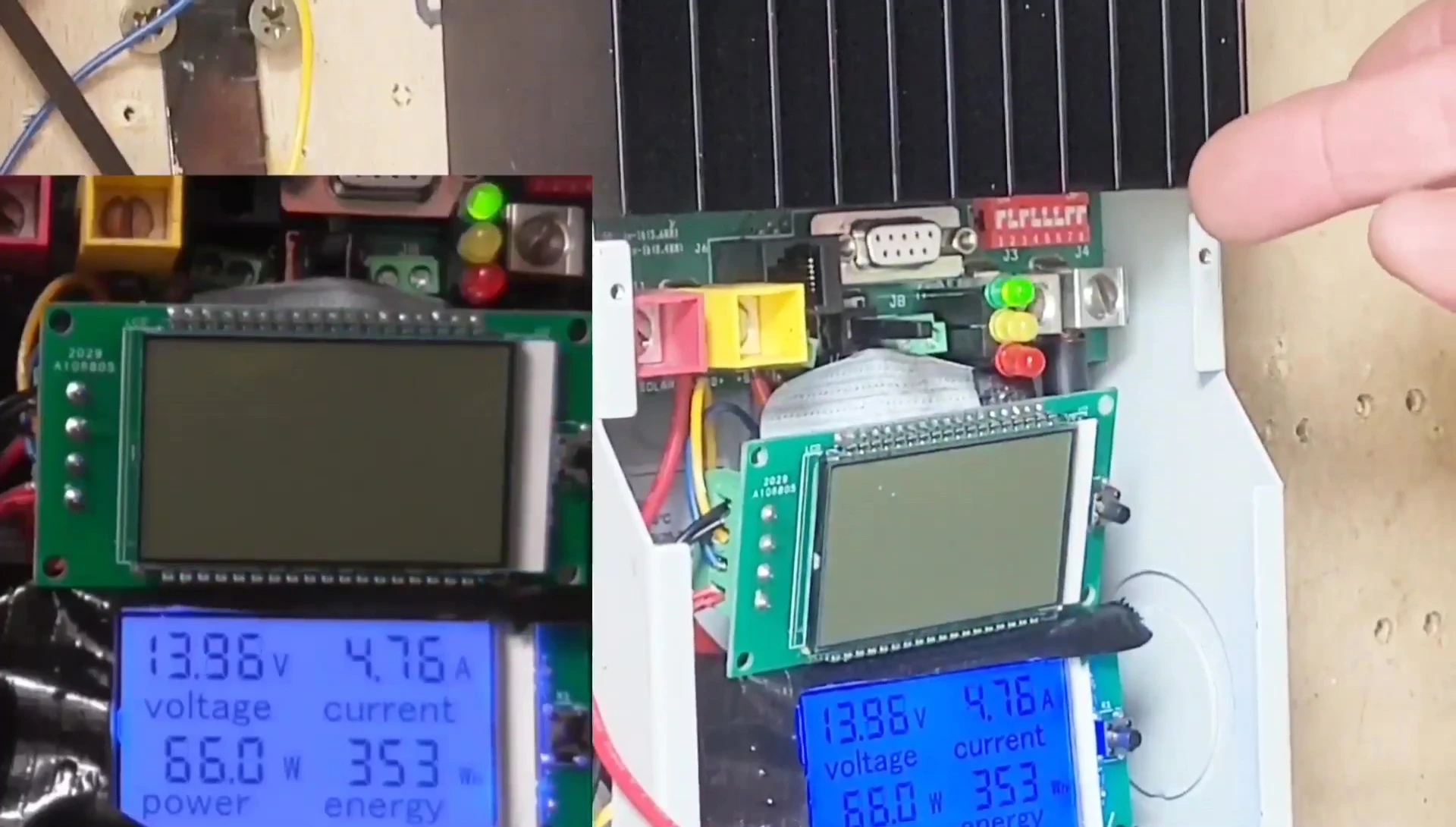 A close-up of the TRTS 45 controller.