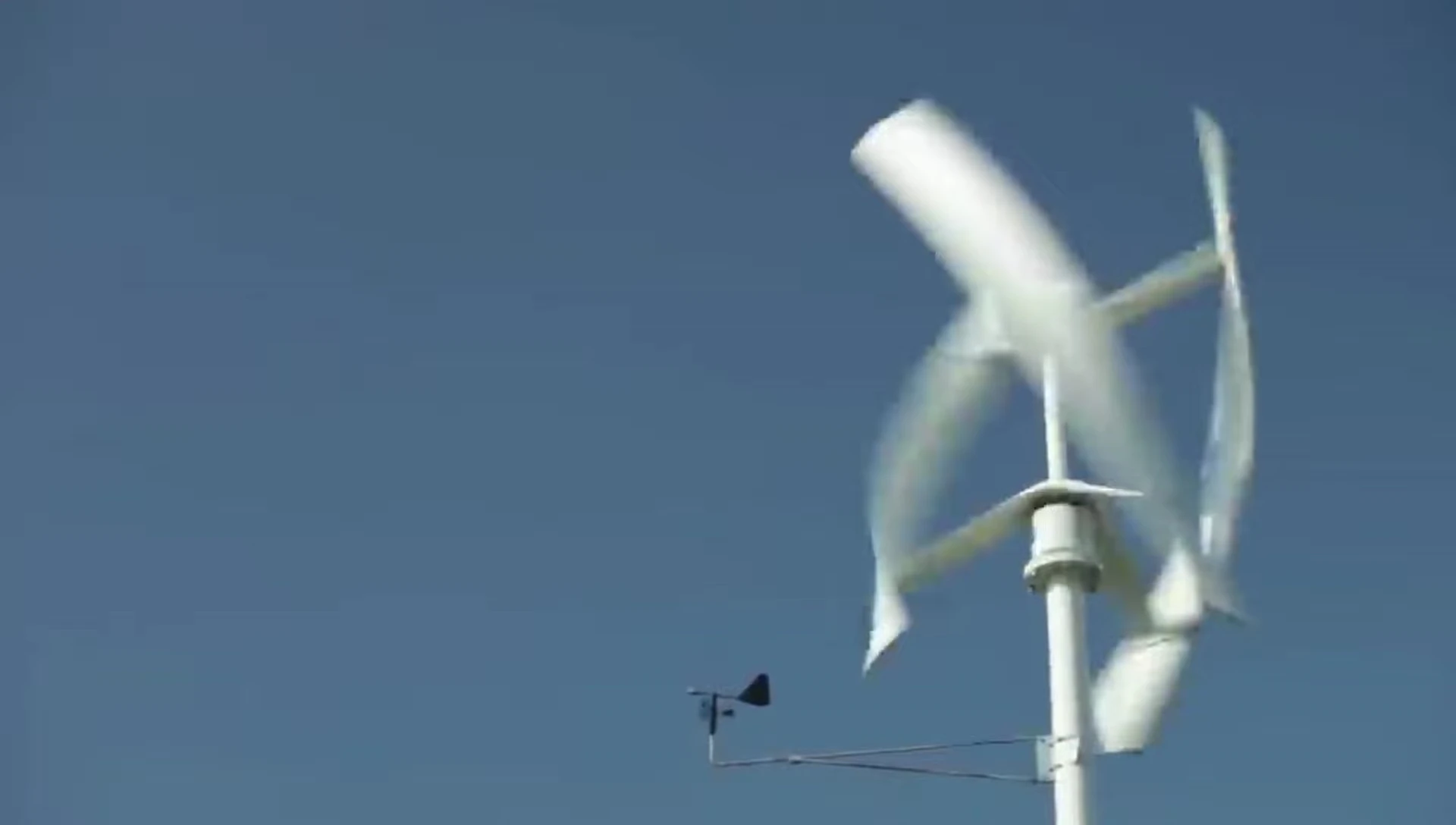 Image showing a vertical wind turbine resilient to harsh weather conditions.