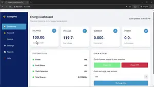 Advanced IoT Prepaid Energy Meter: ESP32, PZEM-004T, and a Stunning Web Dashboard