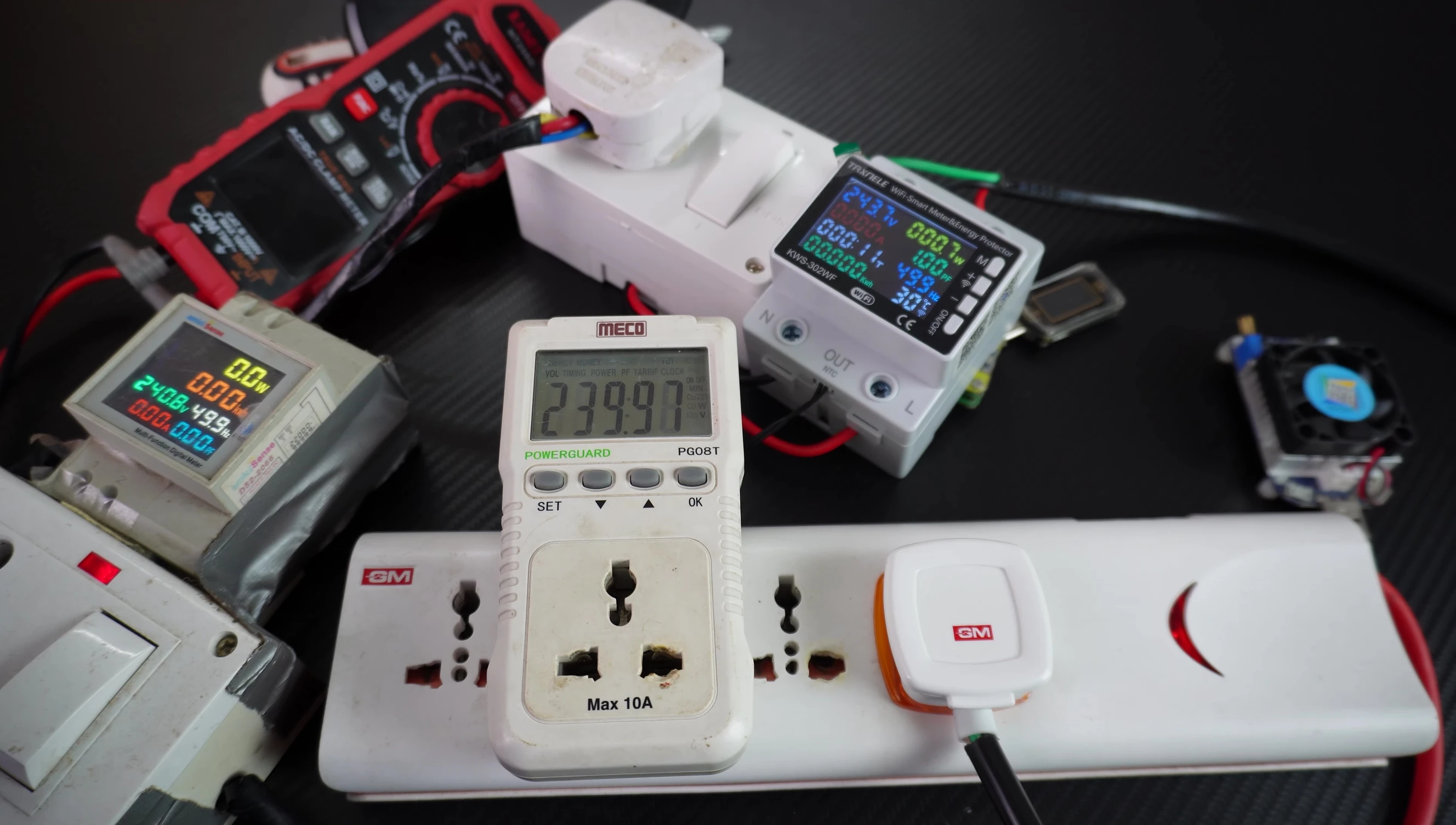 Comparing readings from different meters.