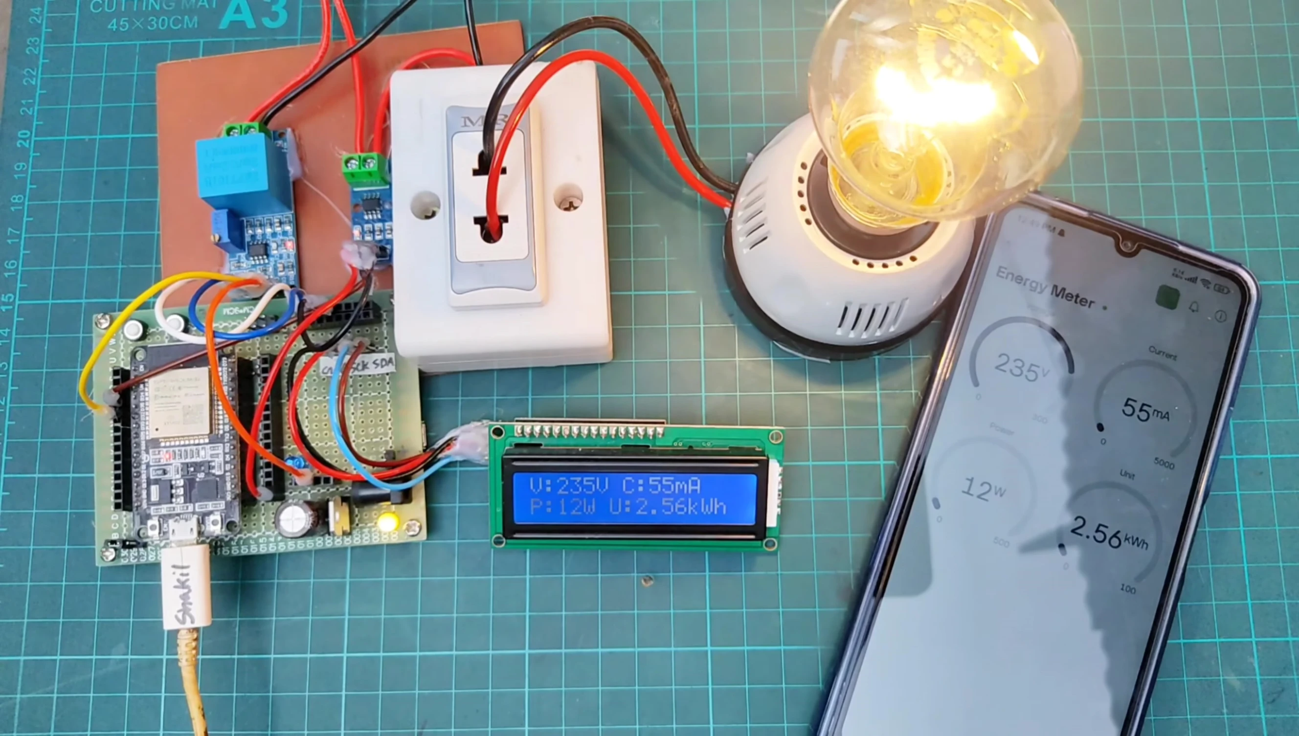 Verification of readings using a multimeter