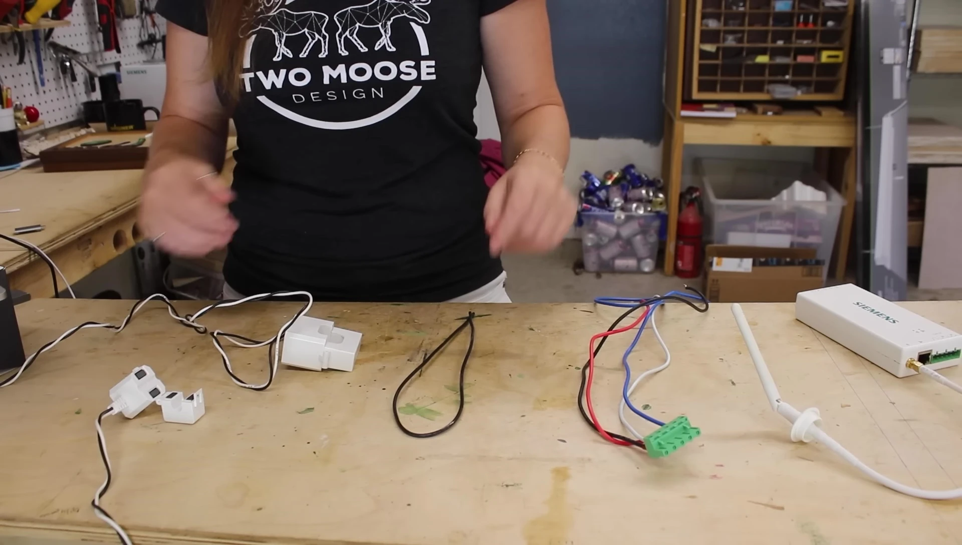 Illustration of the sensors' placement on the wires