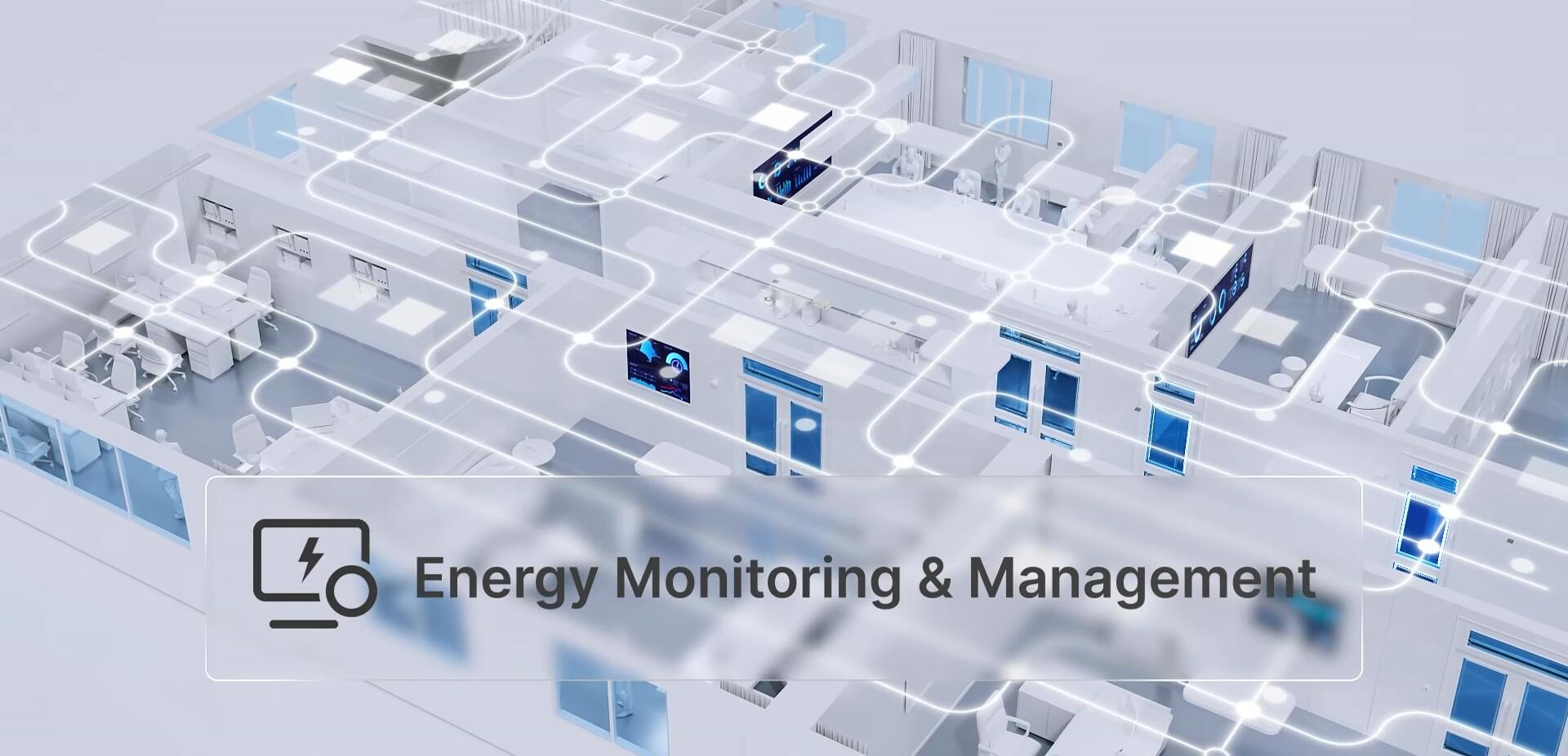 Screenshot illustrating the dashboard showing energy consumption data from various sources.