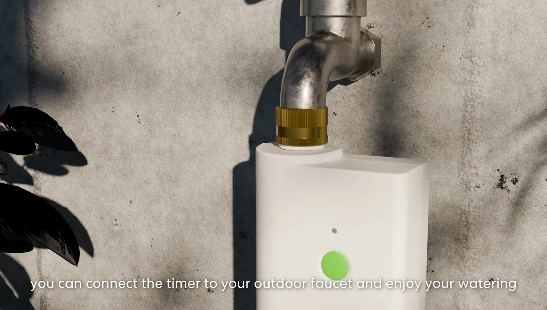 Connecting the timer to the outdoor faucet