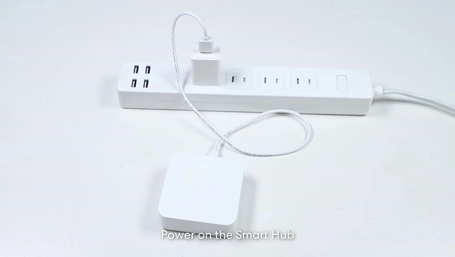 Connecting the smart hub to the Wi-Fi network