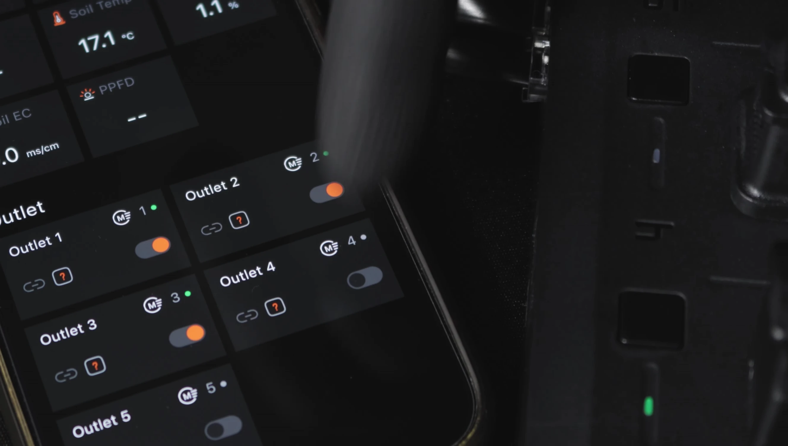 Image showing manual switches and automated operation options