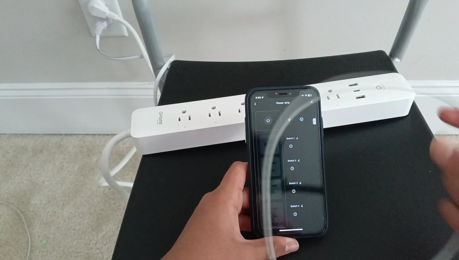 Testing the USB-C port with a phone charger