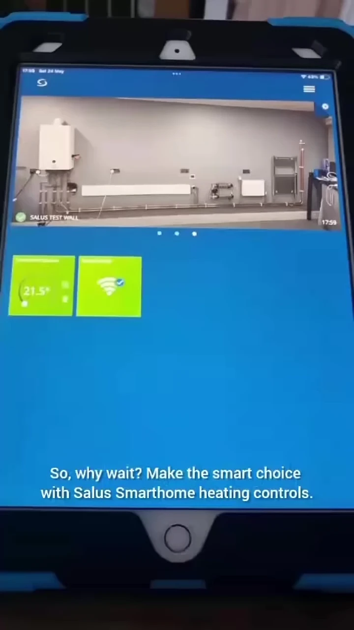 Final screen showing the product name and a call to action.