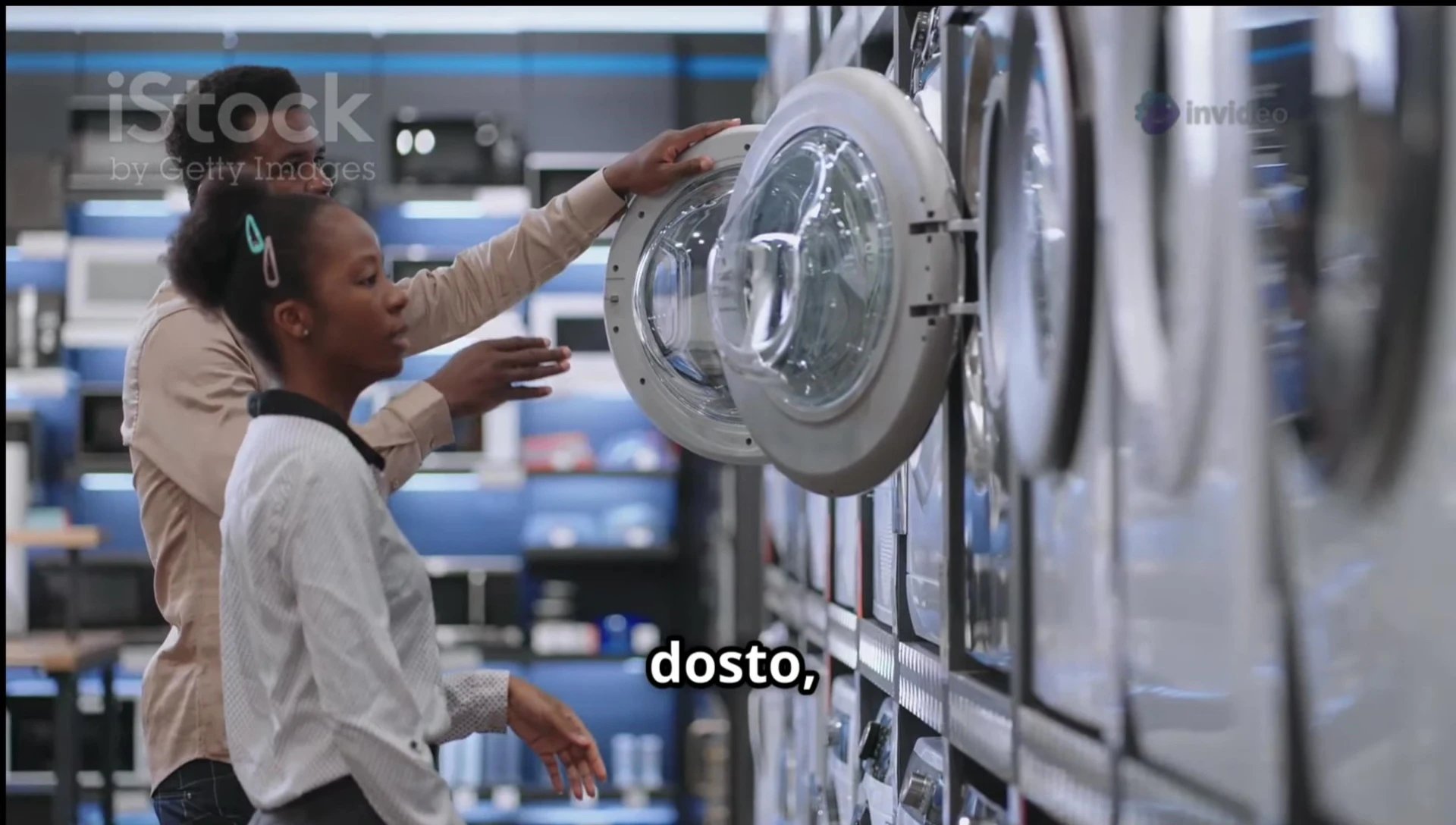 Concluding shot of both top-load and front-load washing machines side-by-side.