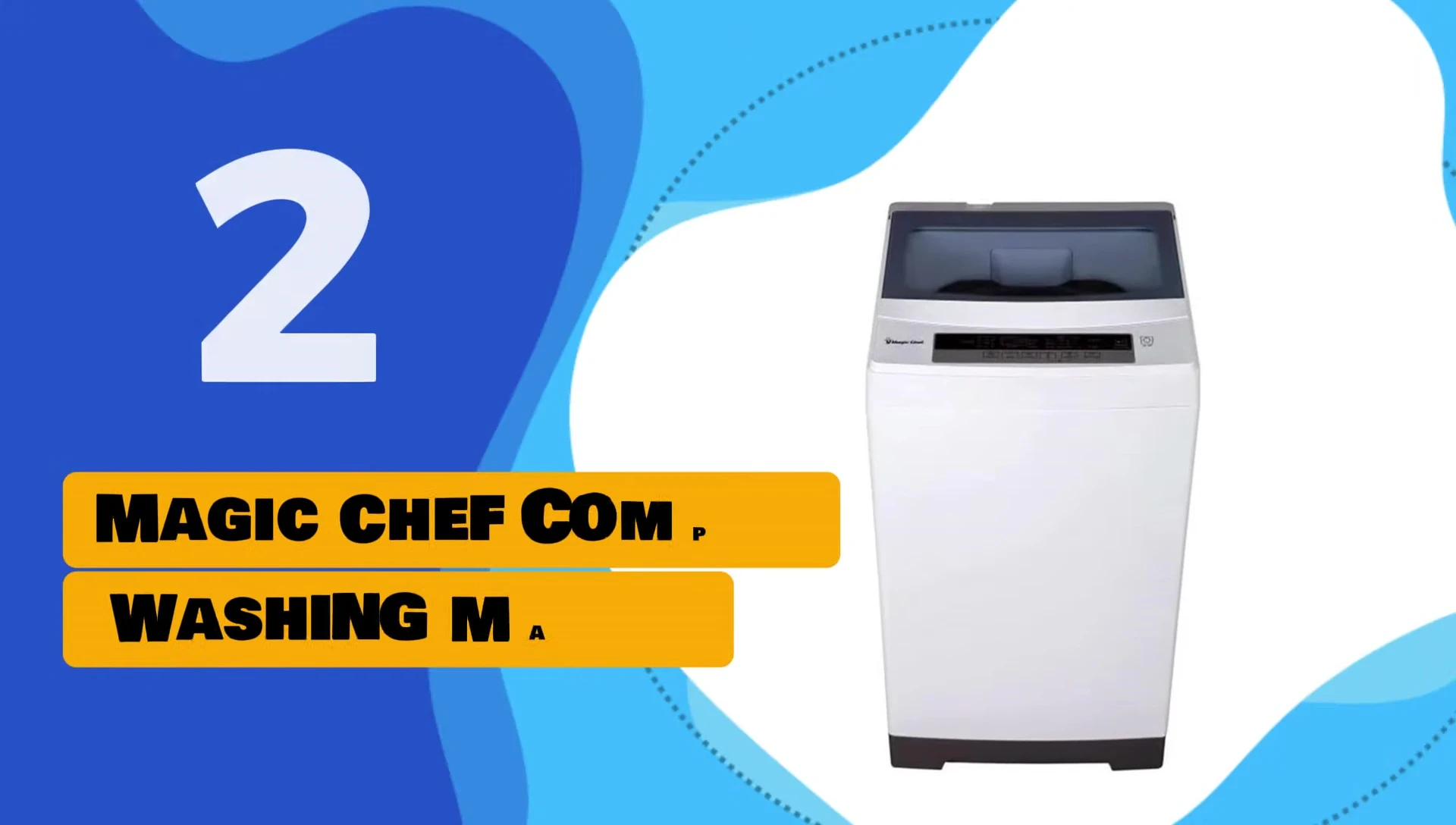Magic Chef Topload Compact Washing Machine