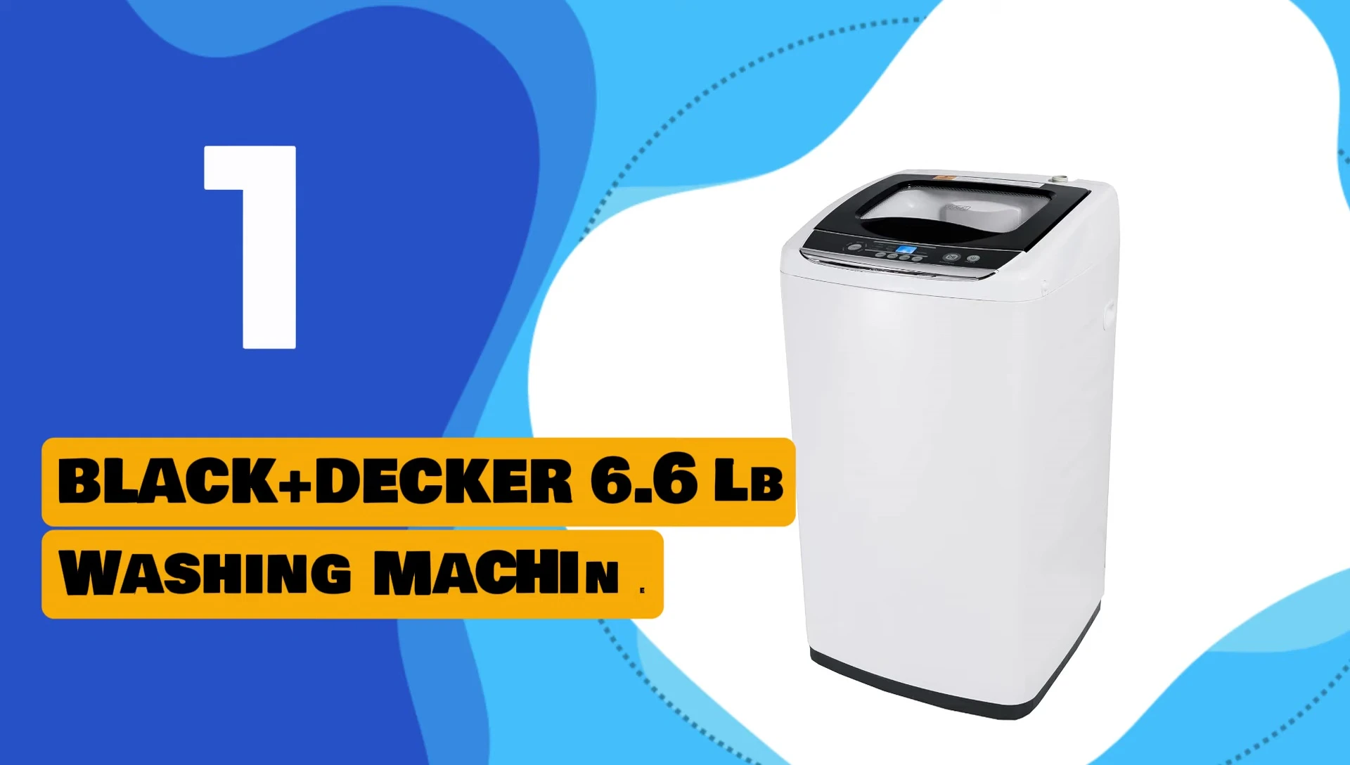 Black & Decker 6.6 lb Capacity Washing Machine