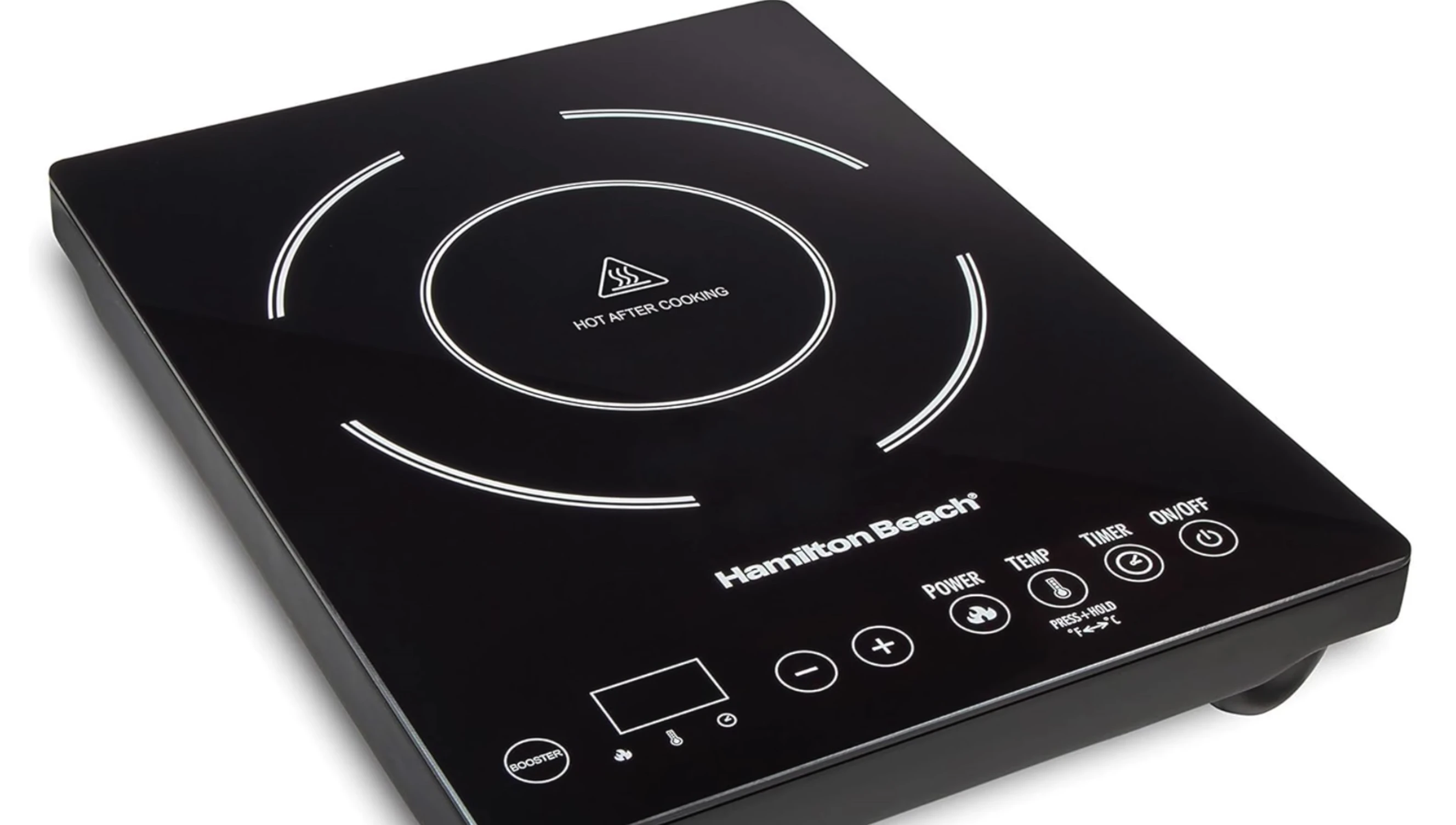 The Hamilton Beach portable induction cooktop
