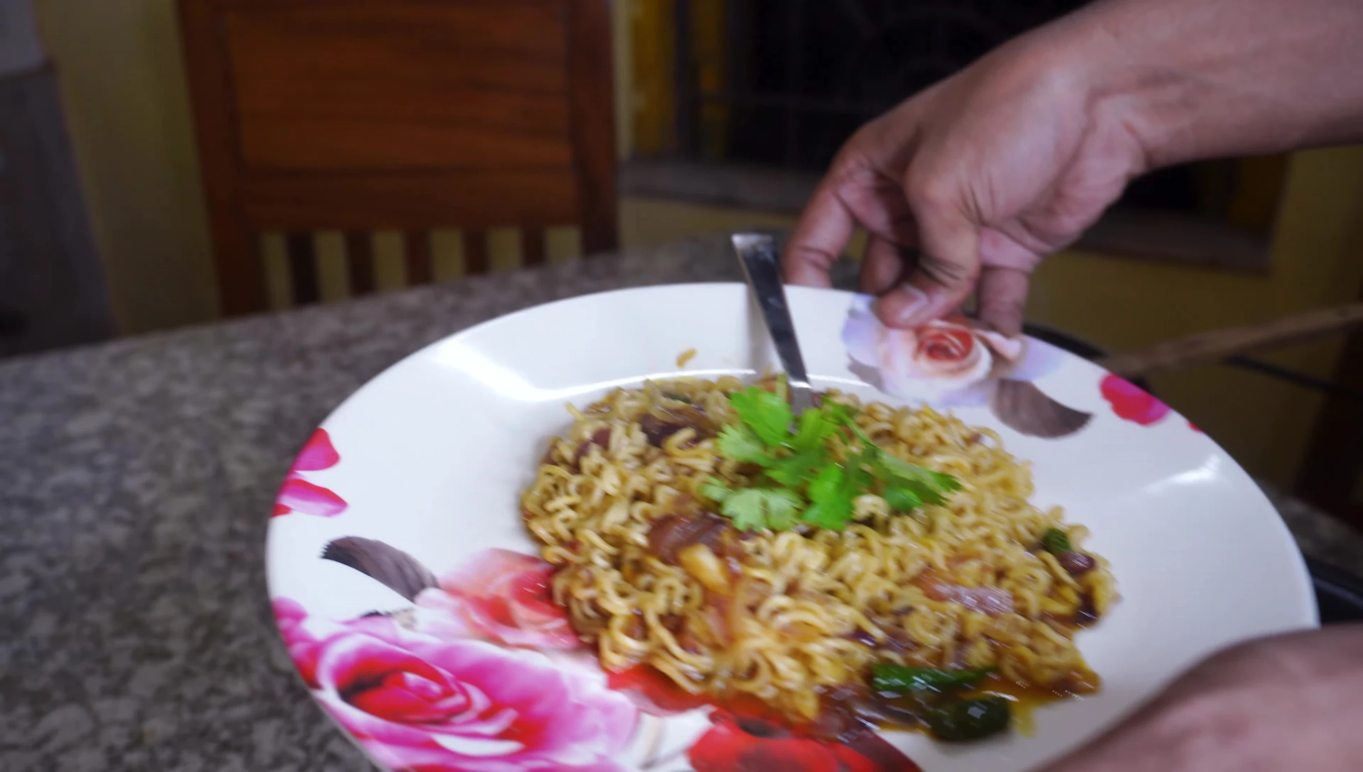 Finished Maggi noodles